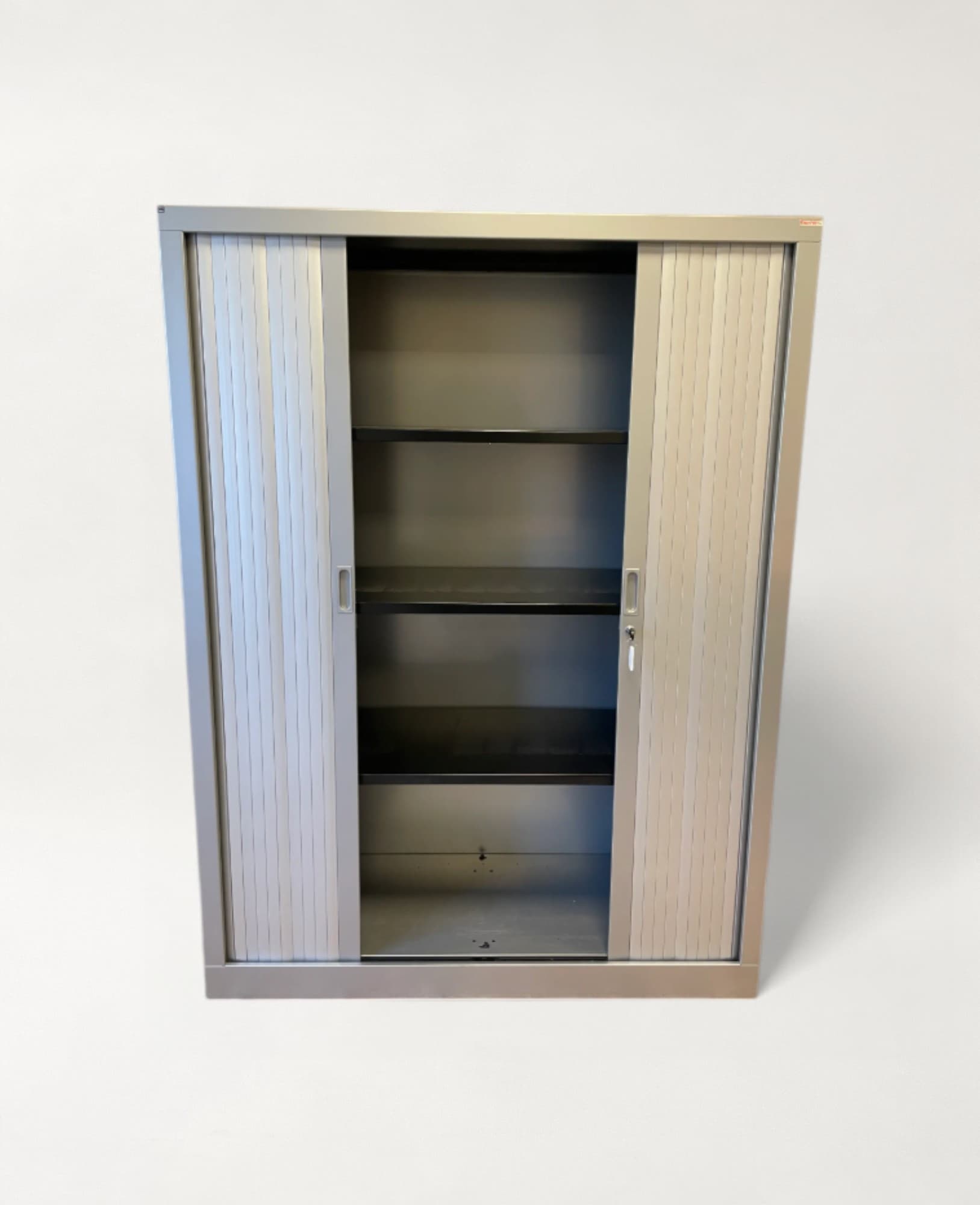 160cm grey cupboard with key-0