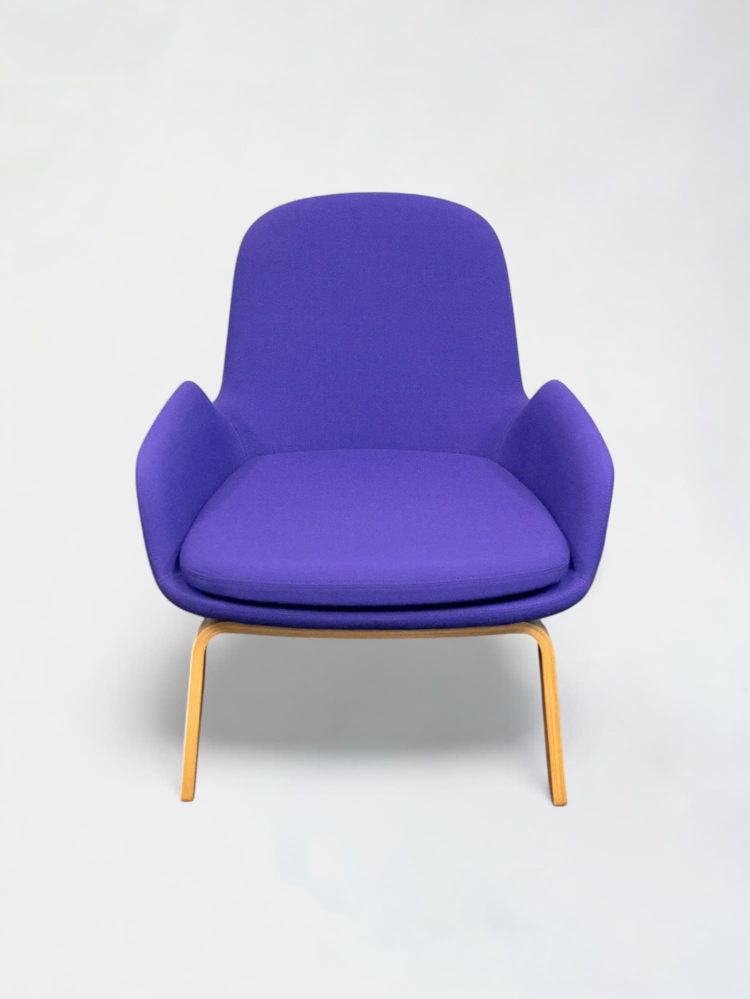 Main Line NORMANN purple low Armchair on Oak legs-1