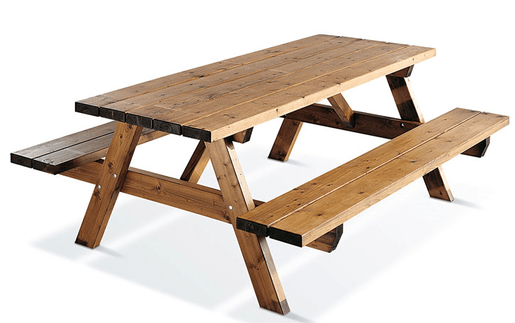 Wooden garden table-1