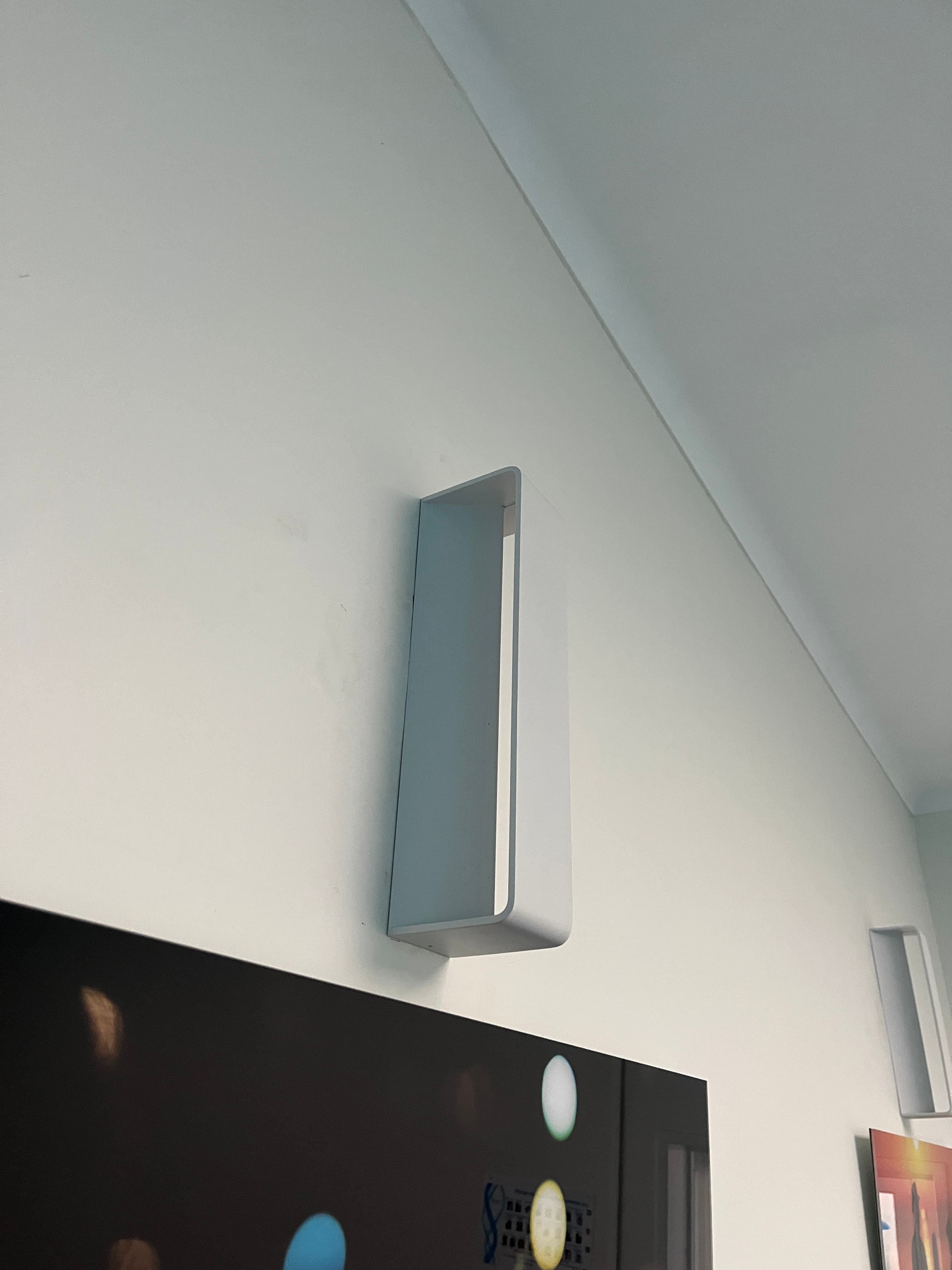 White Metal Wall Light Fixture with Modern Design-2