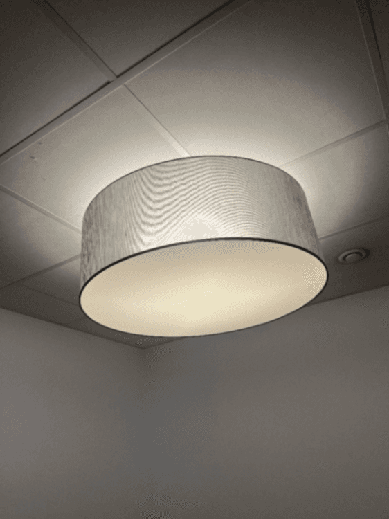 Lampe ronde suspendue