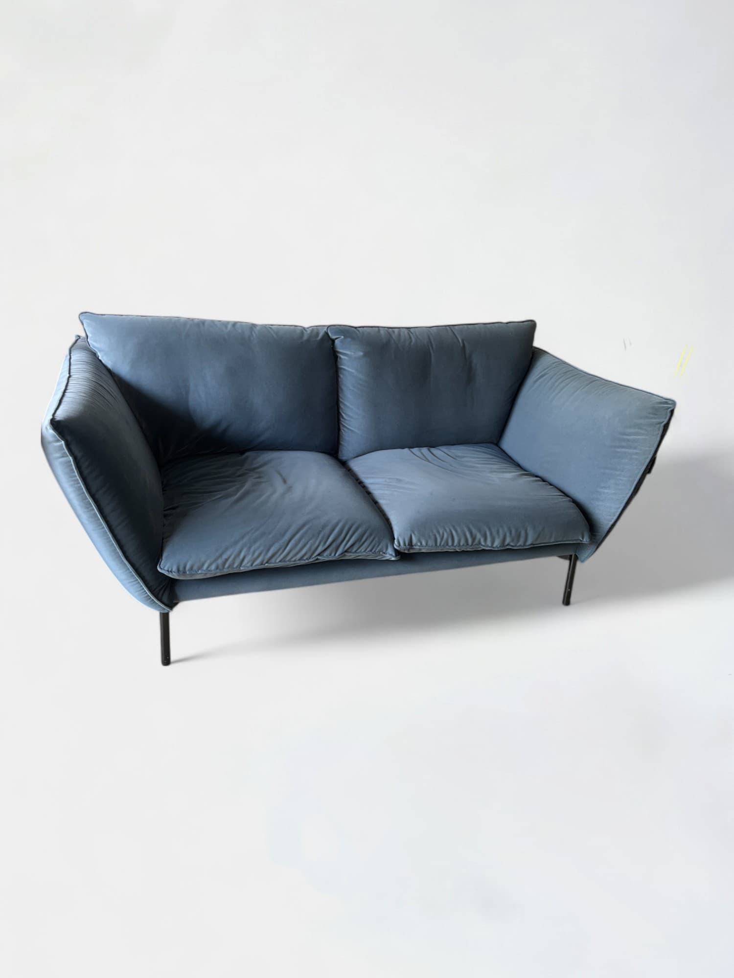 Canapé gris bleu