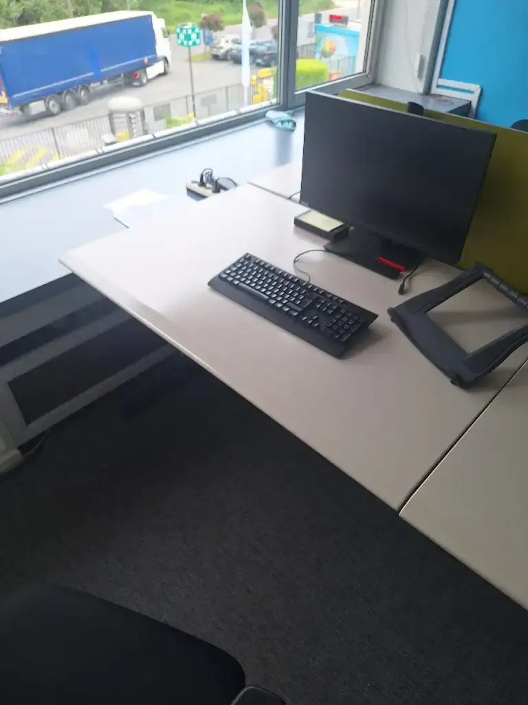 120cm grijs bureau