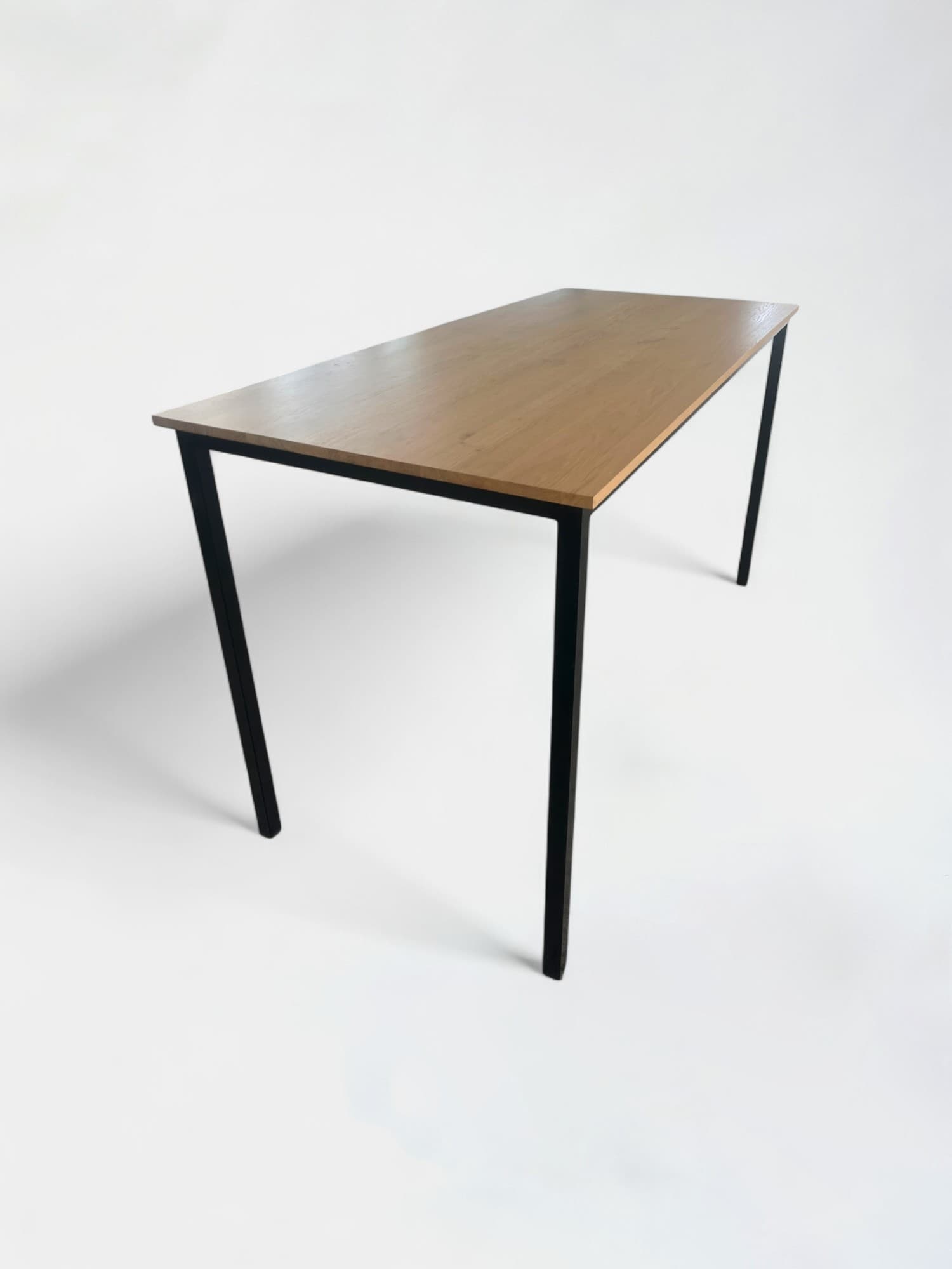 Wooden high table with black structure-1