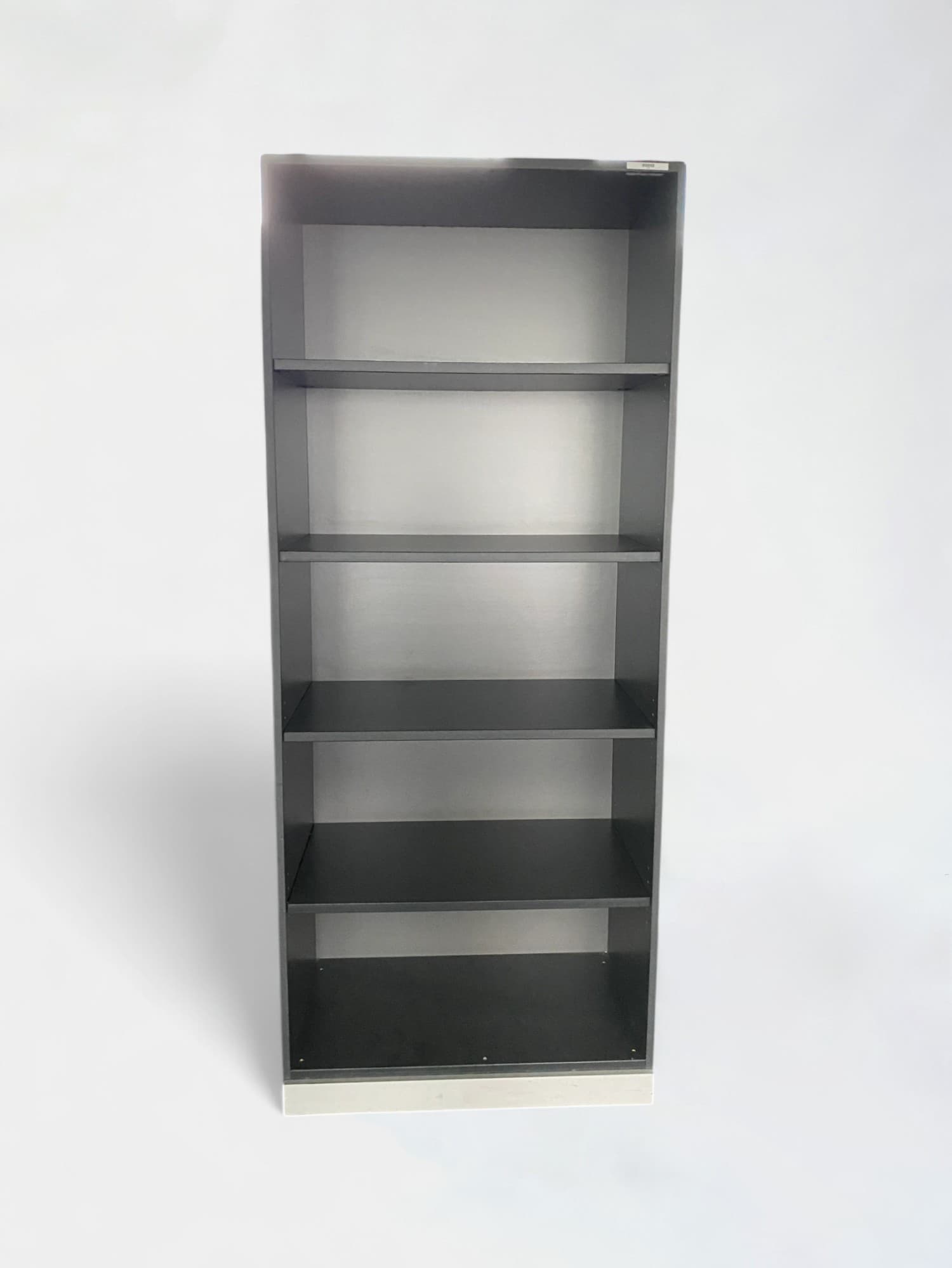 Bulo Charcoal Metal Bookshelf with Adjustable Shelves-0