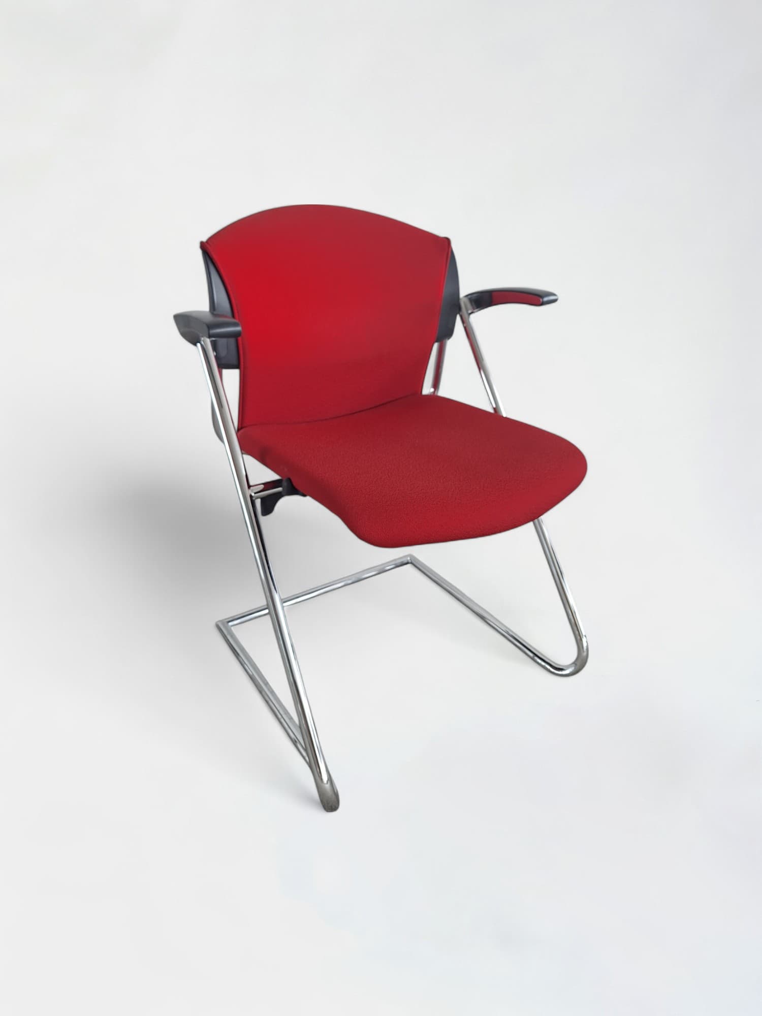 Drabert red meeting chair-0