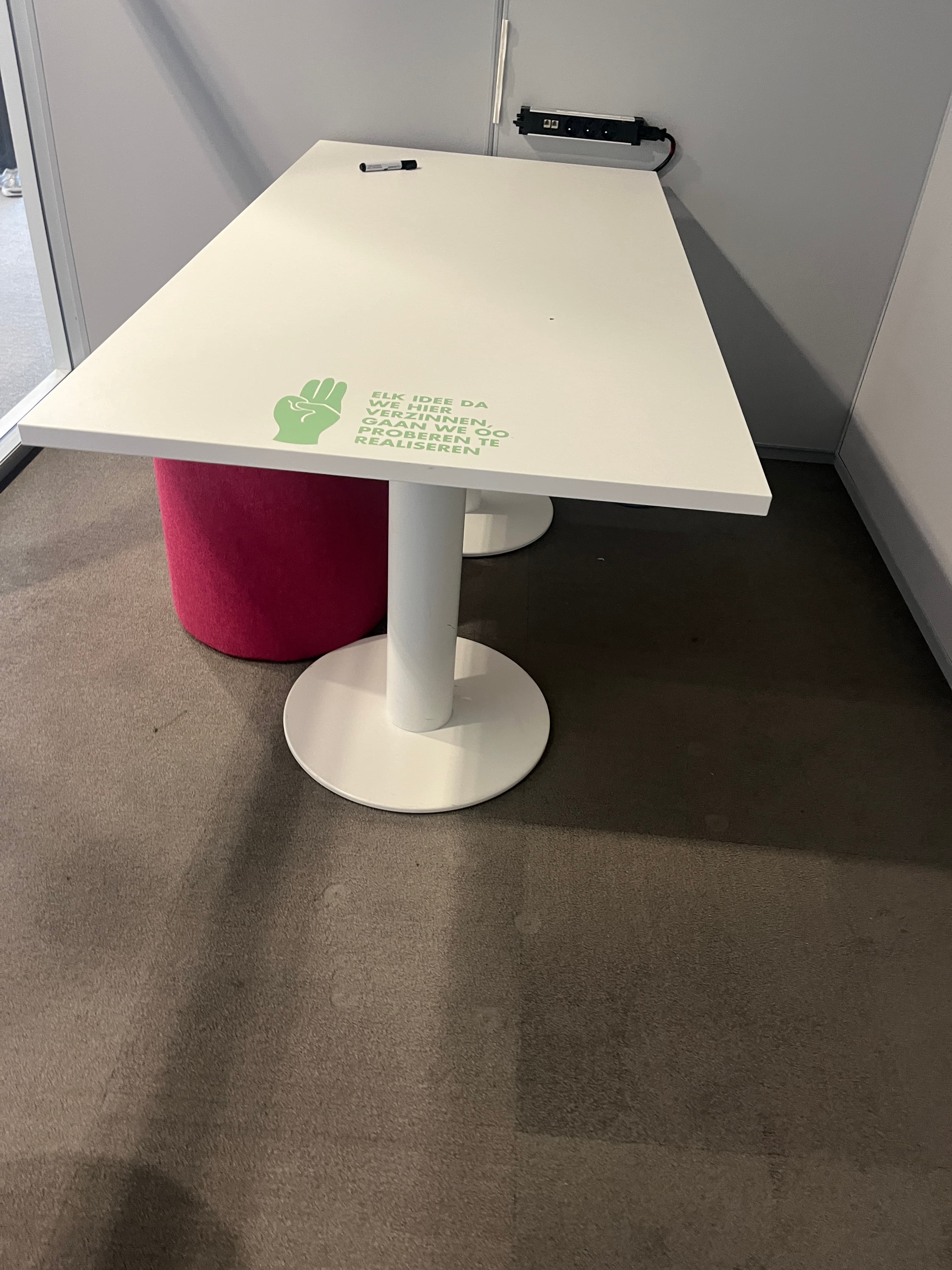 160cm White table-1