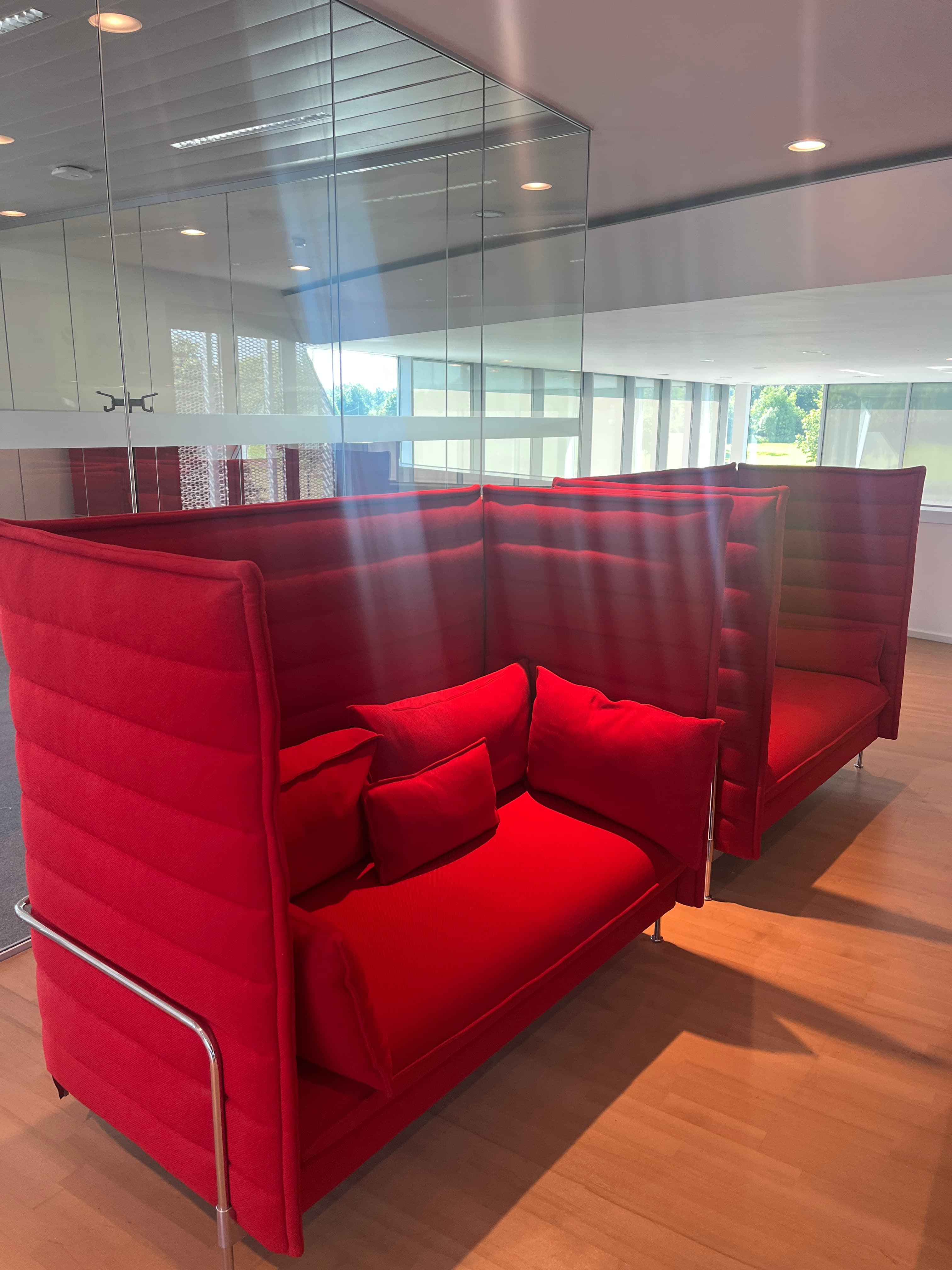 Vitra red 2 seating Alcove-0