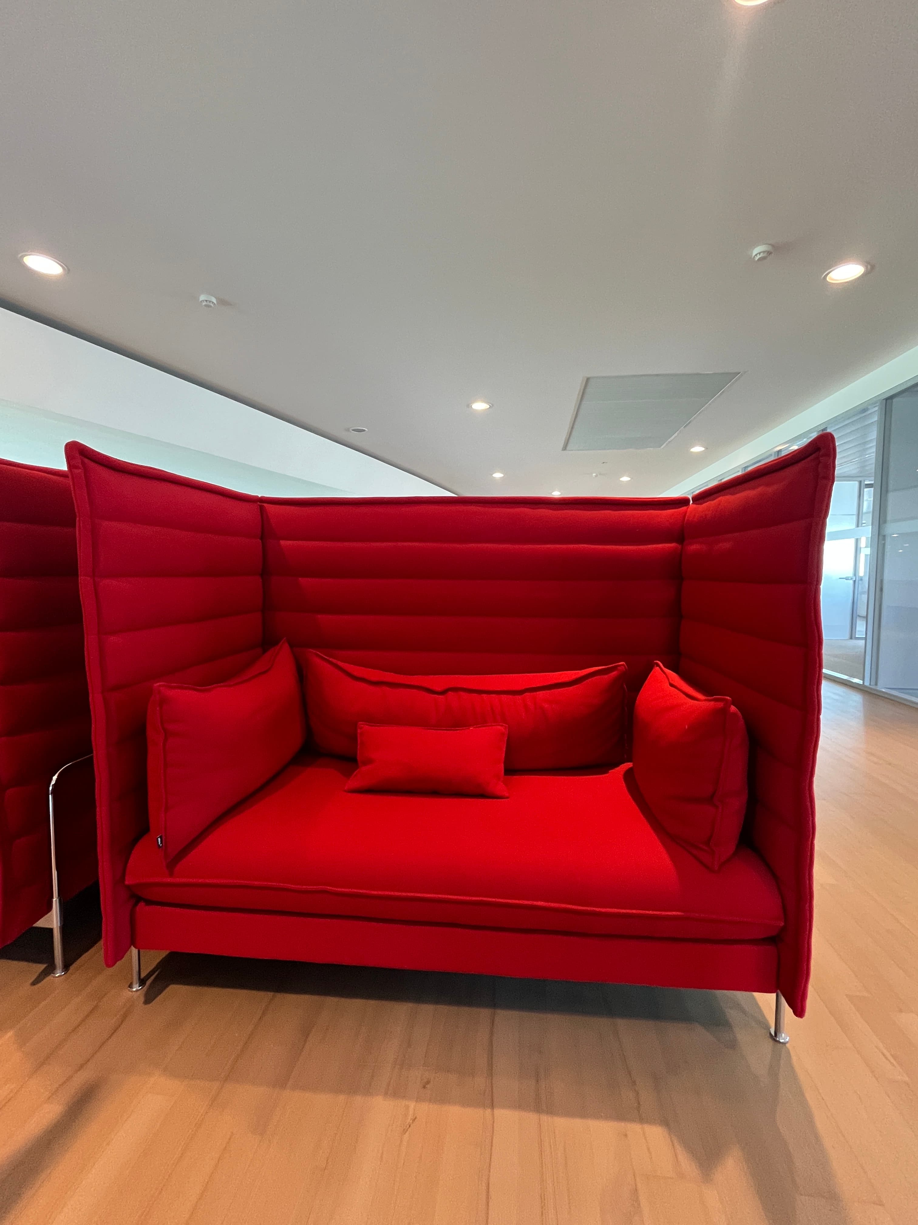 Vitra red 2 seating Alcove-2