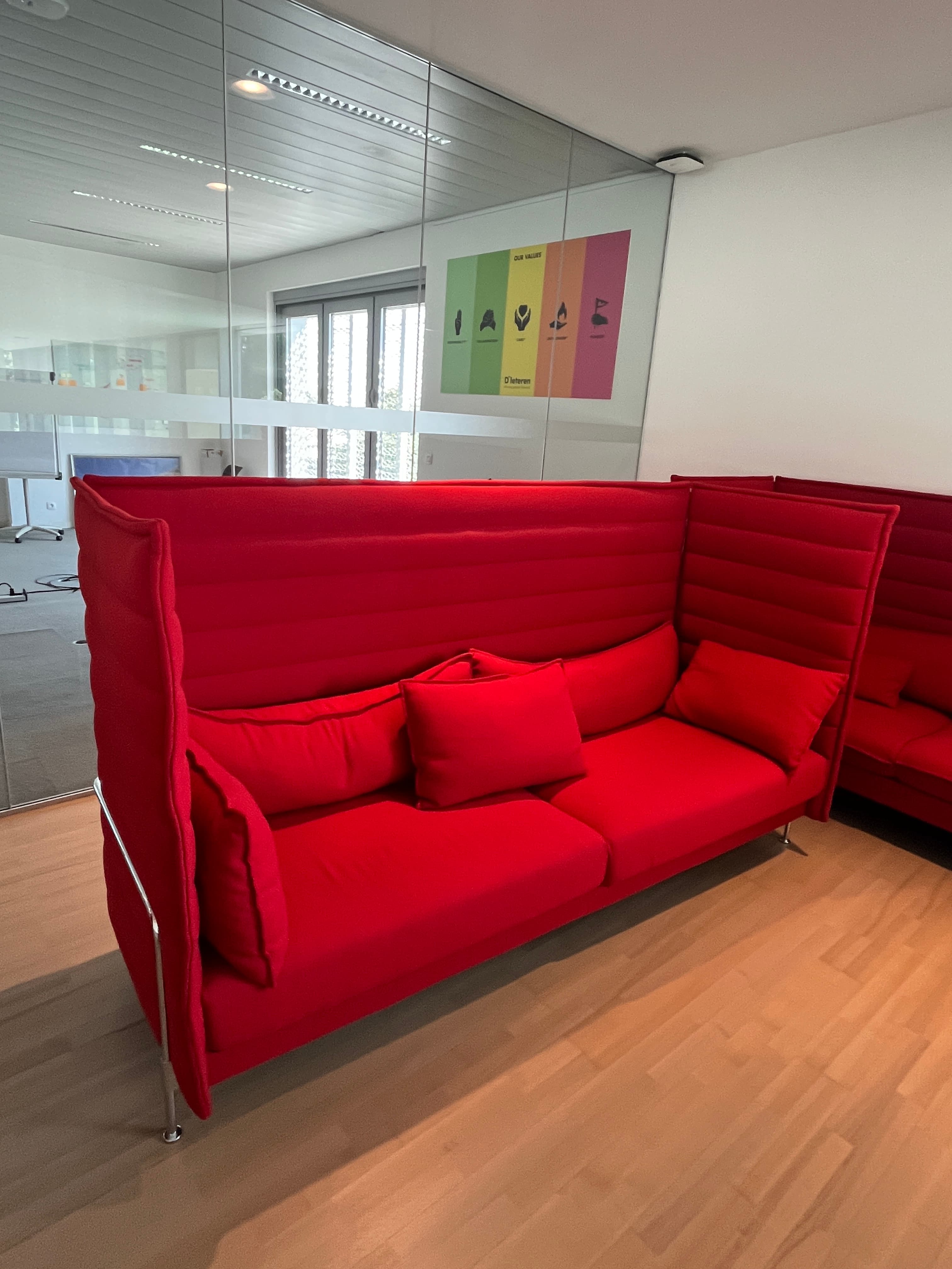 Vitra red 3 seating Alcove-1