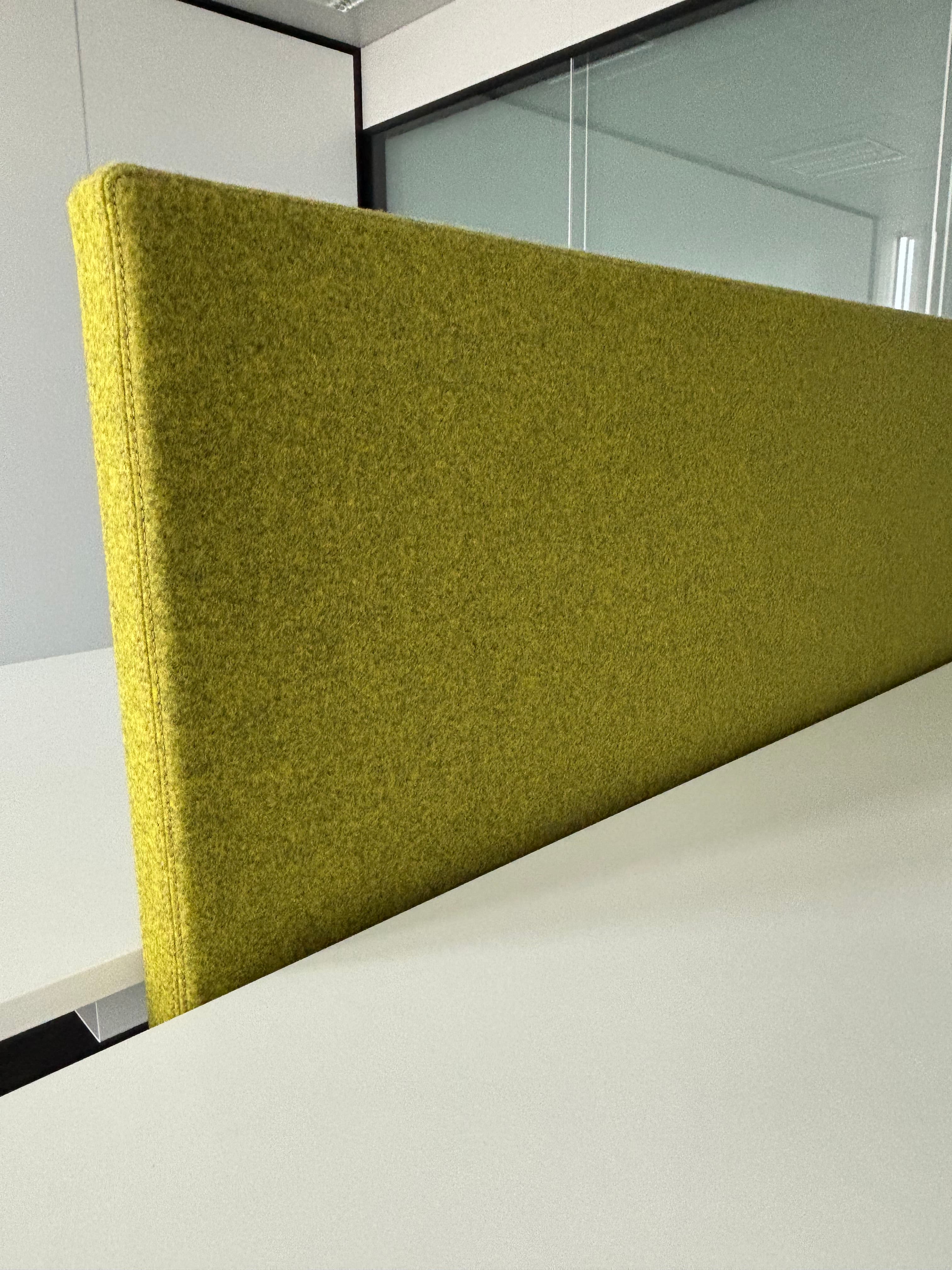 Séparateur acoustique vert pour bureau-0