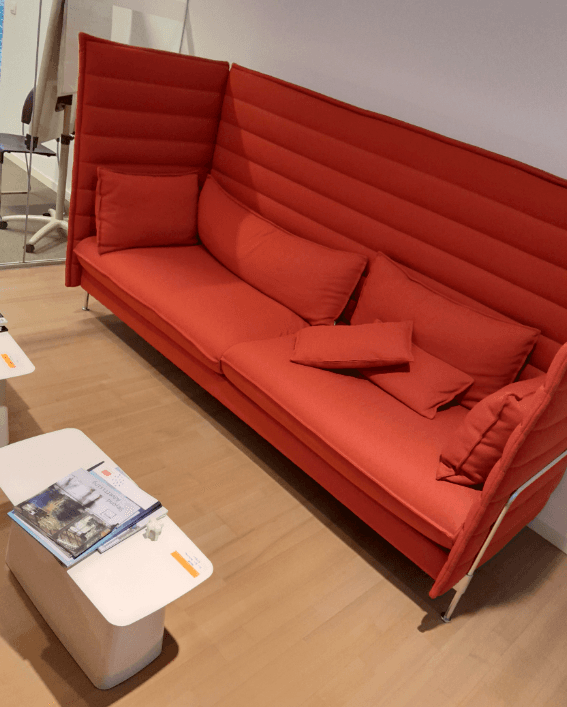 Vitra Red Acoustic Phonebooth Sofa (canapé acoustique)-0