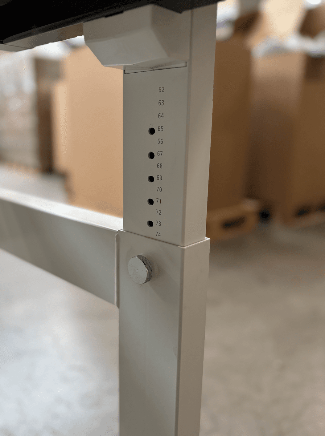 Ahrend 140cm duo desk White without separator-3