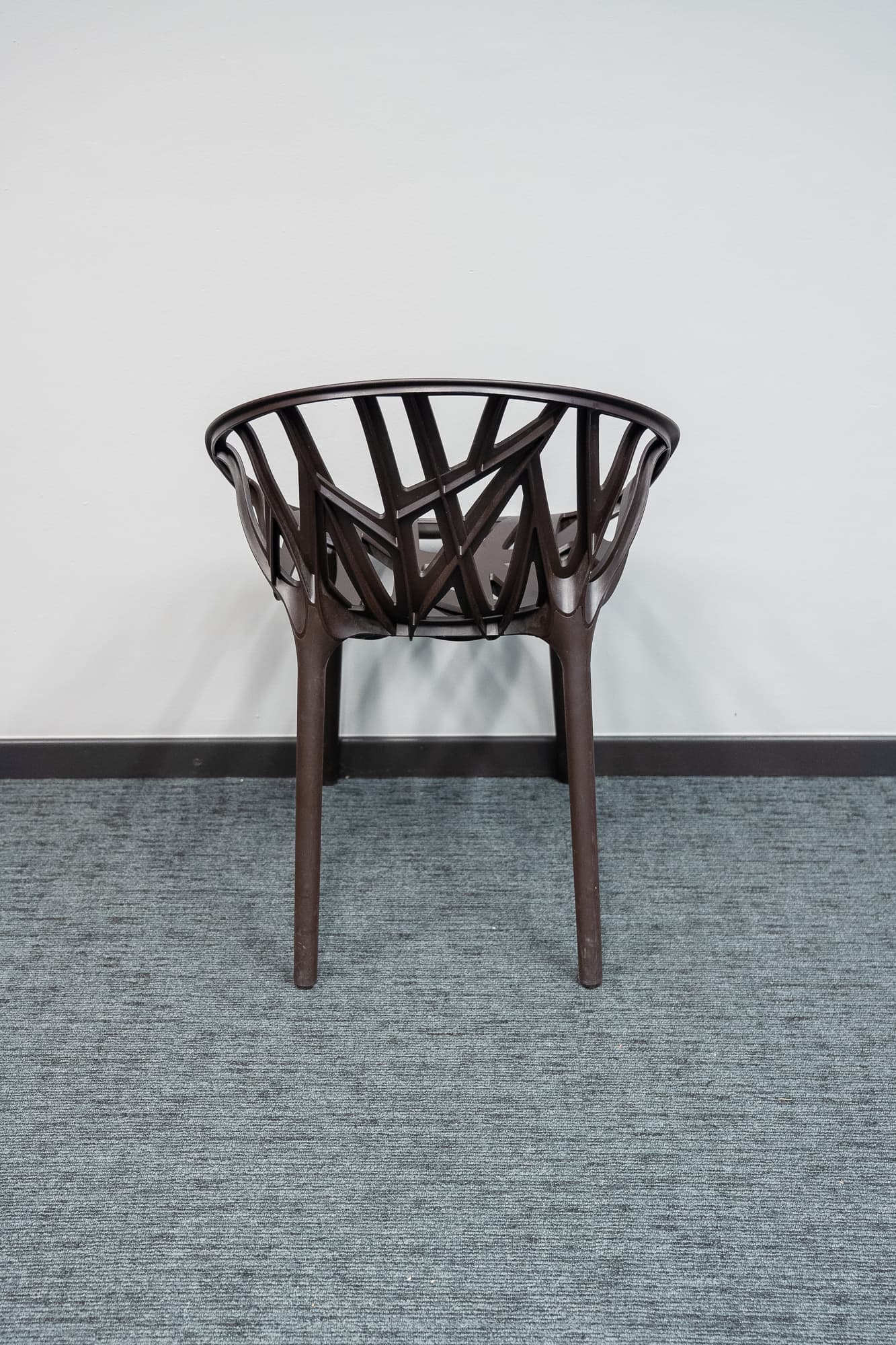 VITRA Brown design plastic chair-2