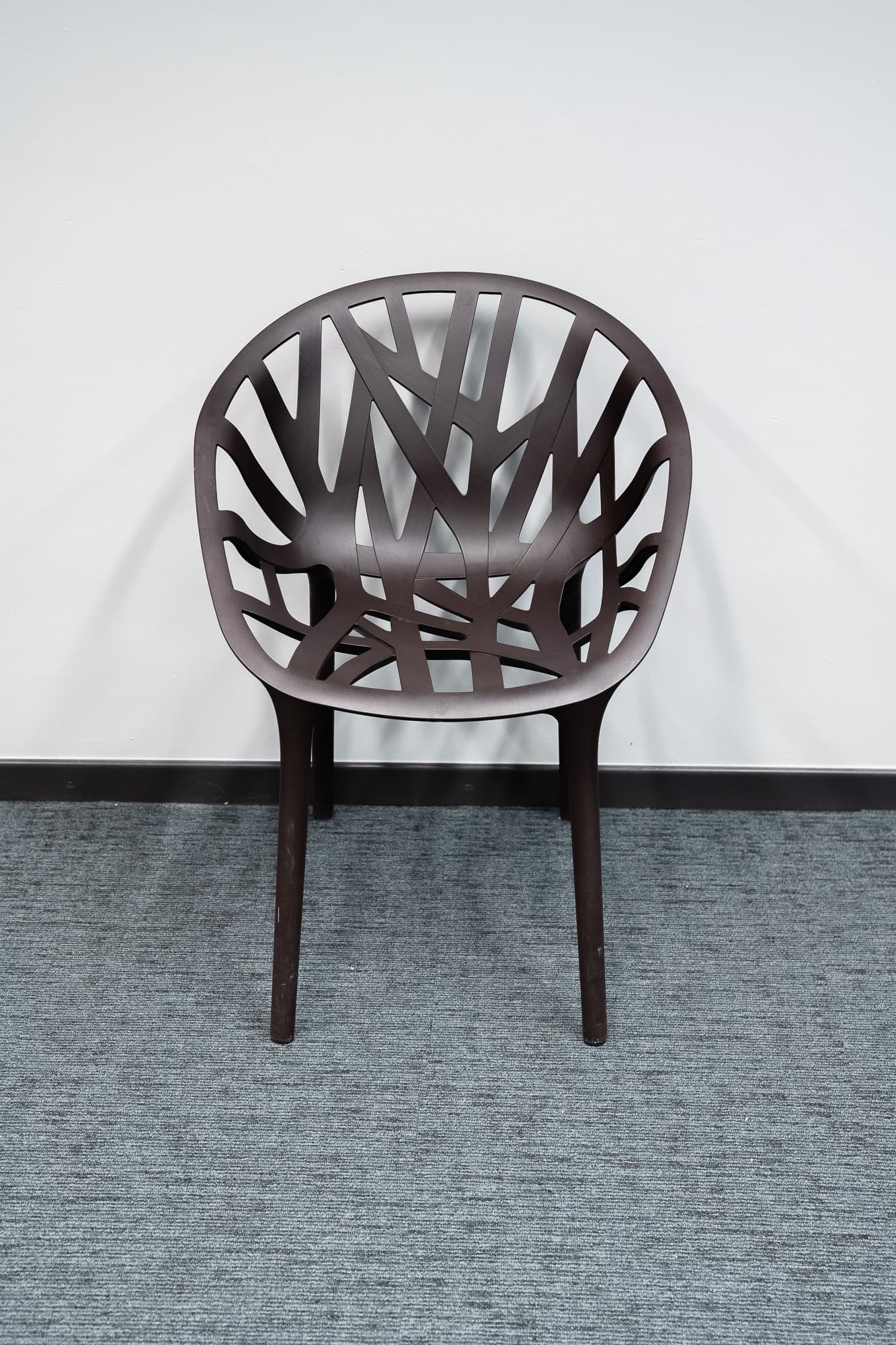 VITRA Brown design plastic chair-4