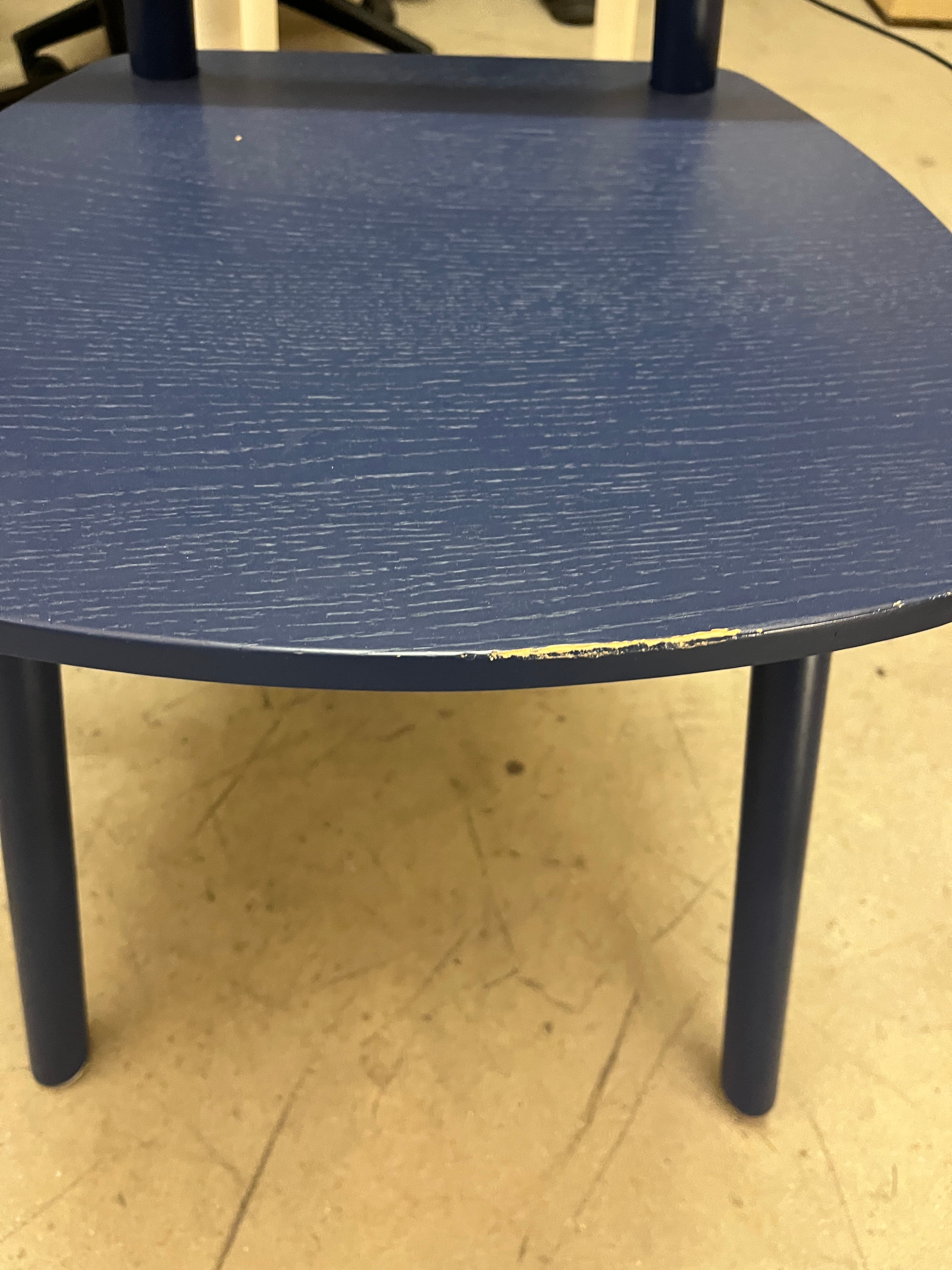 WORN : CRUSO Nordic Blue Wooden Chair-5