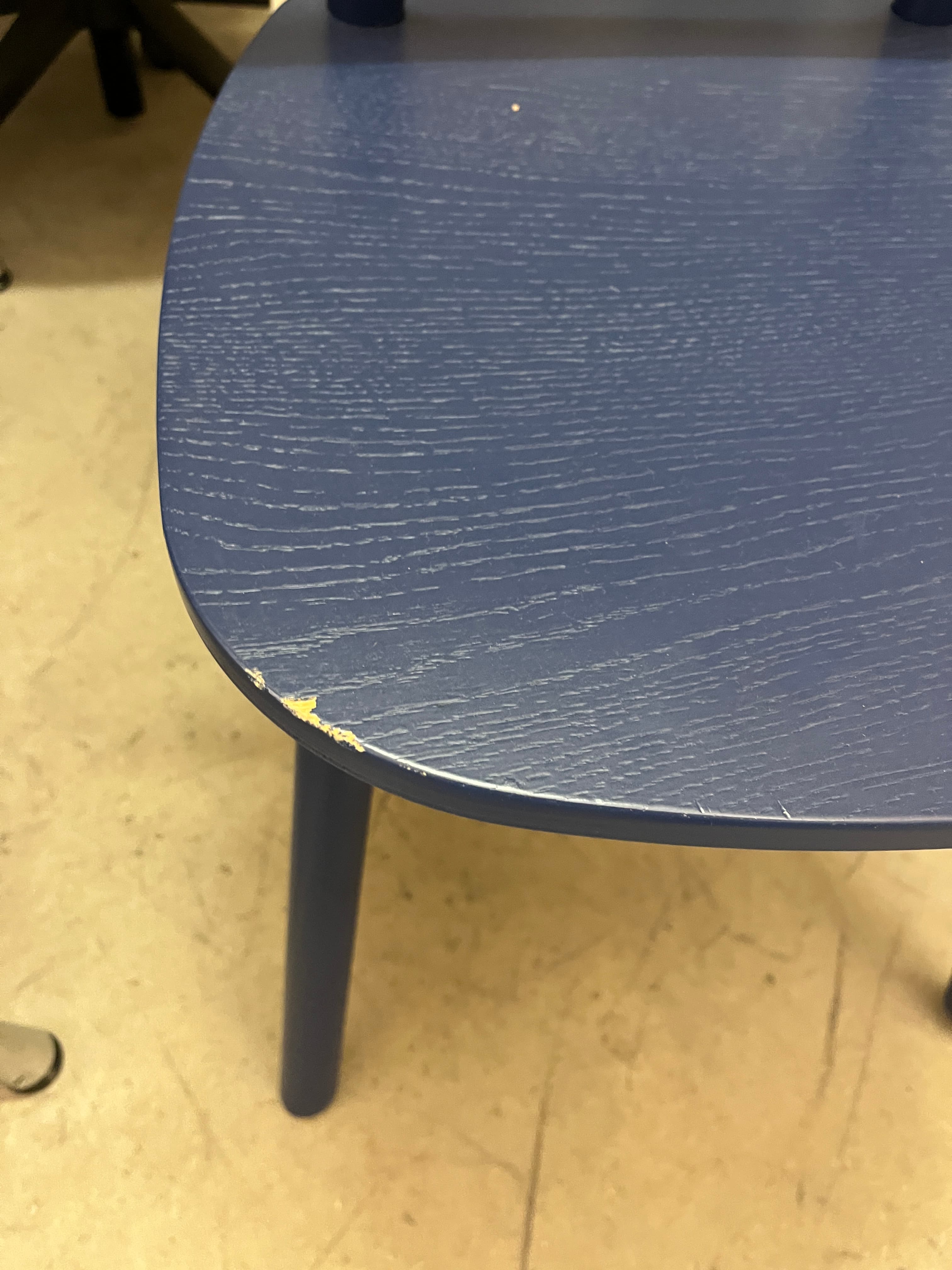 WORN : CRUSO Nordic Blue Wooden Chair-6