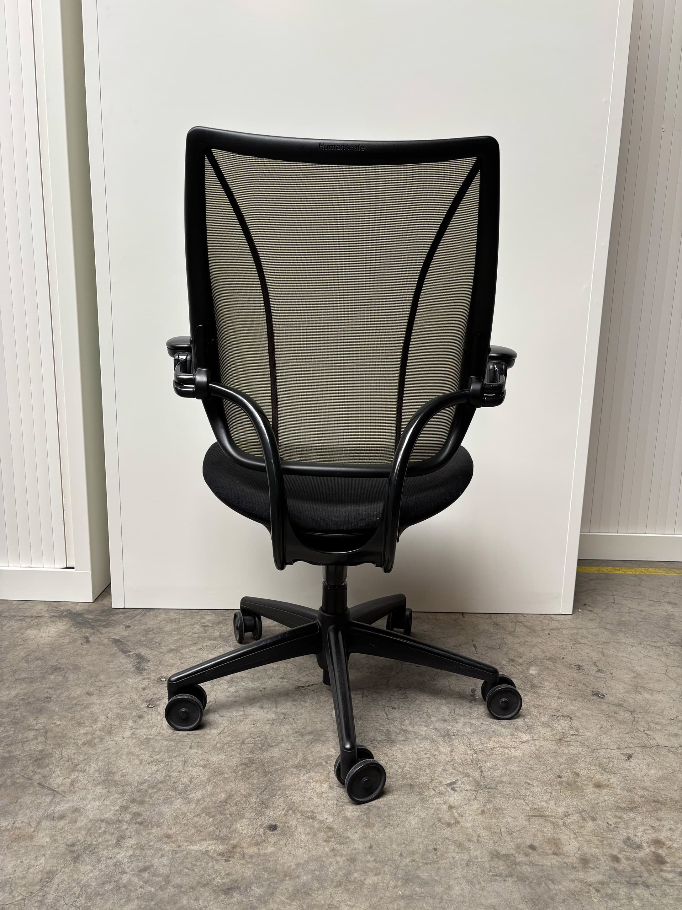 Humanscale Dark Yellow Mesh Office Chair with Adjustable Armrests-5