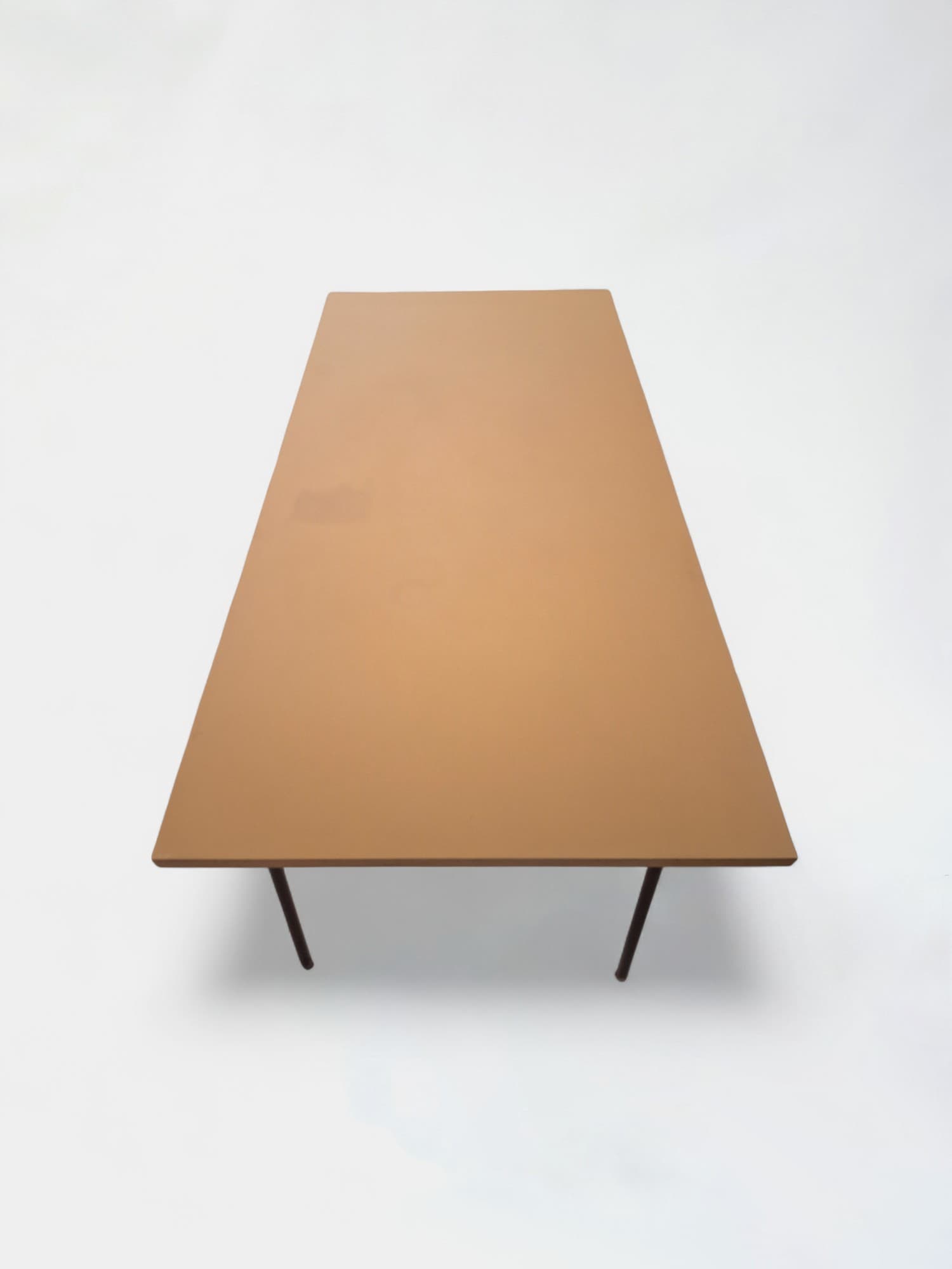 Table gris-bleu à plateau multiplex 160x80cm-2