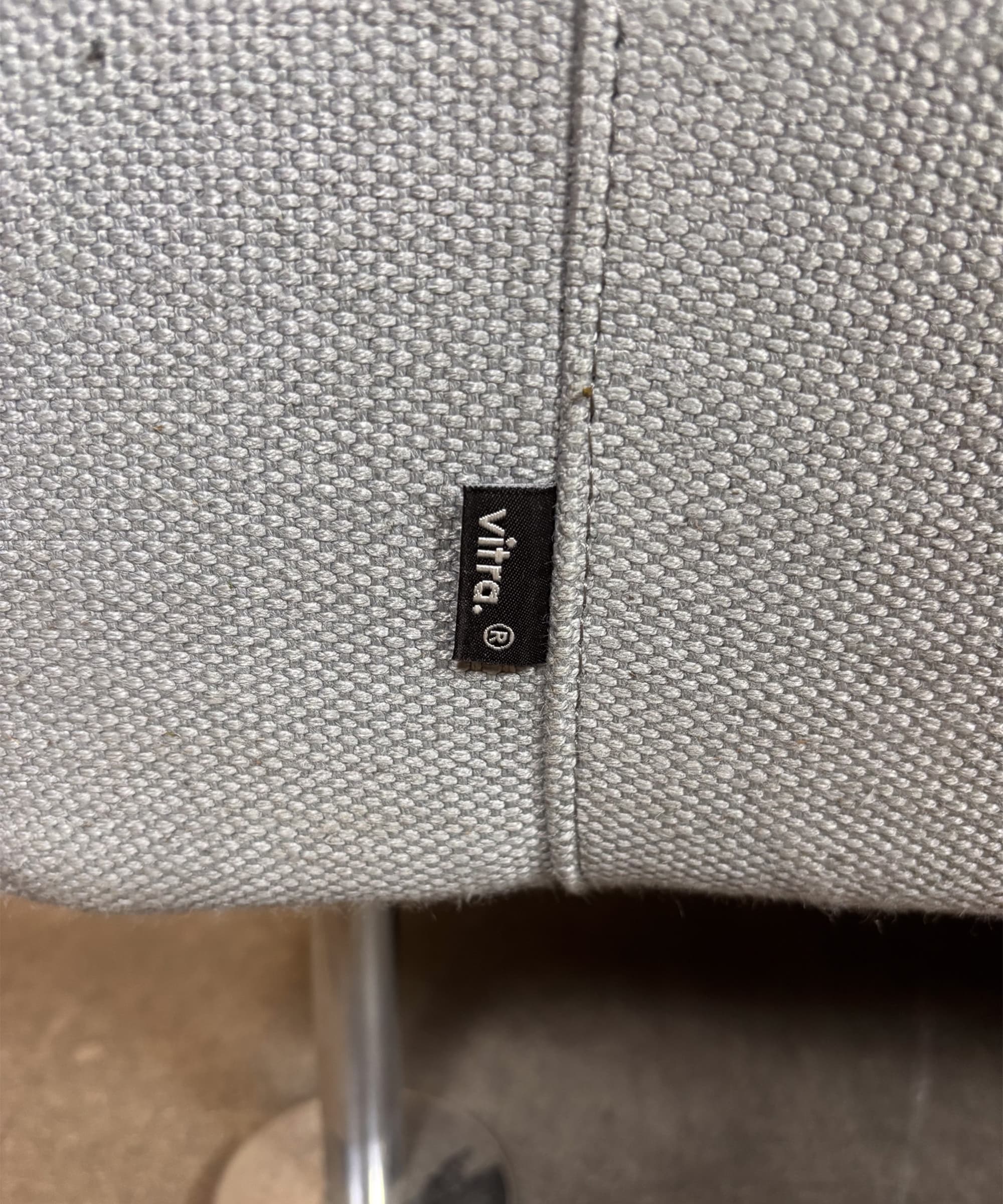 Canapé en tissu gris Vitra-5