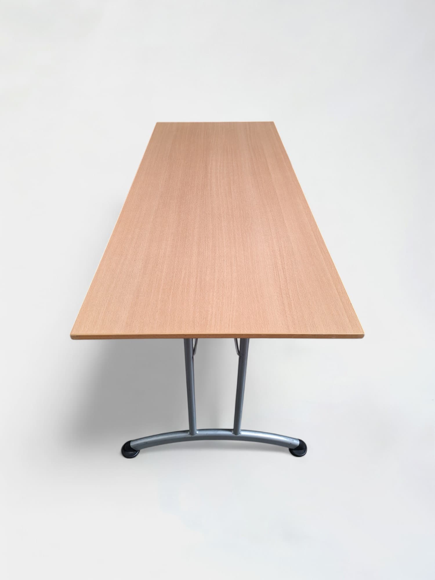 160cm laminate wood table foldable-2