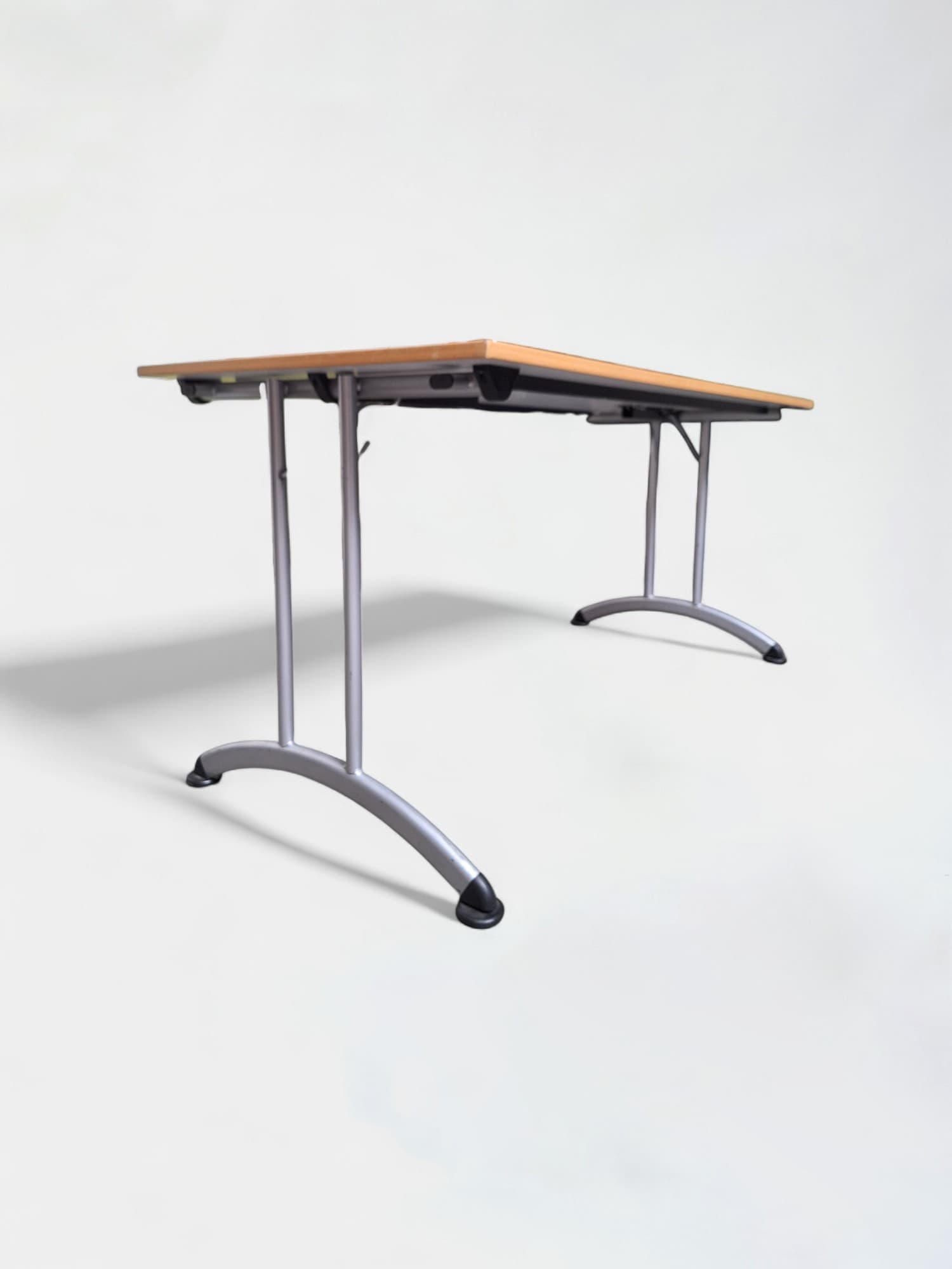 160cm laminate wood table foldable-1