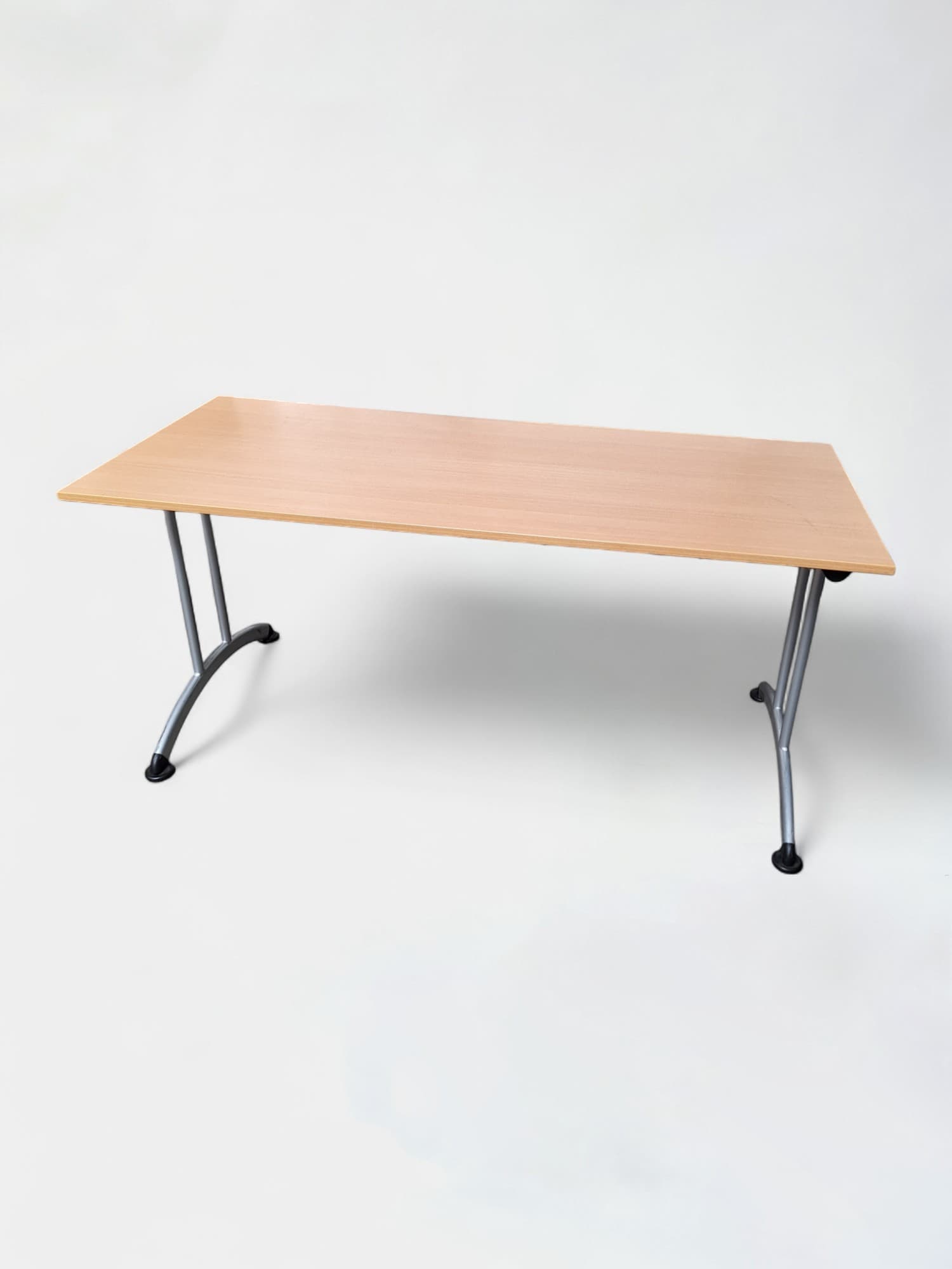 160cm laminate wood table foldable-0