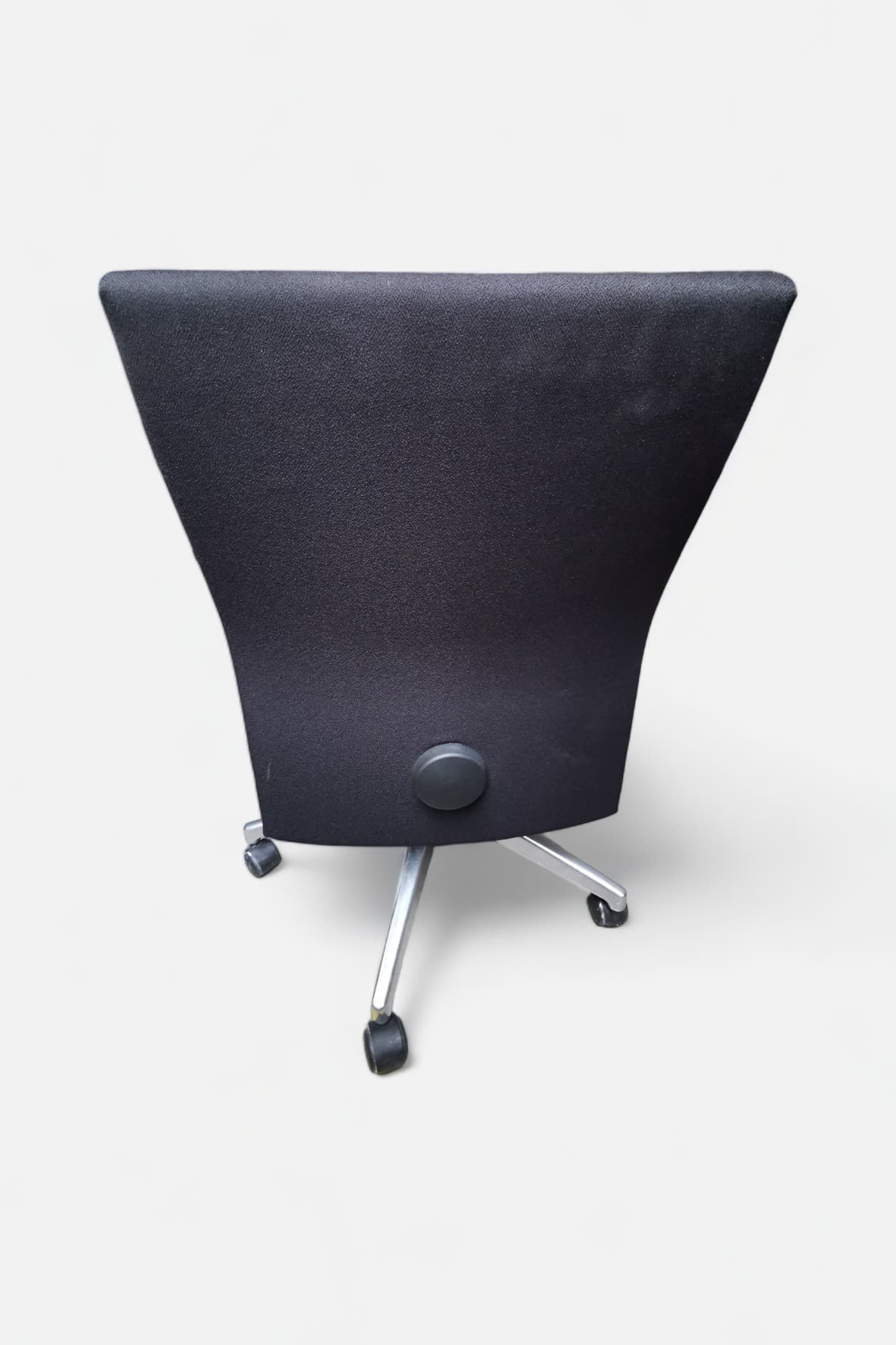 Intersthul Adjustable BLACK office chair on wheels-1