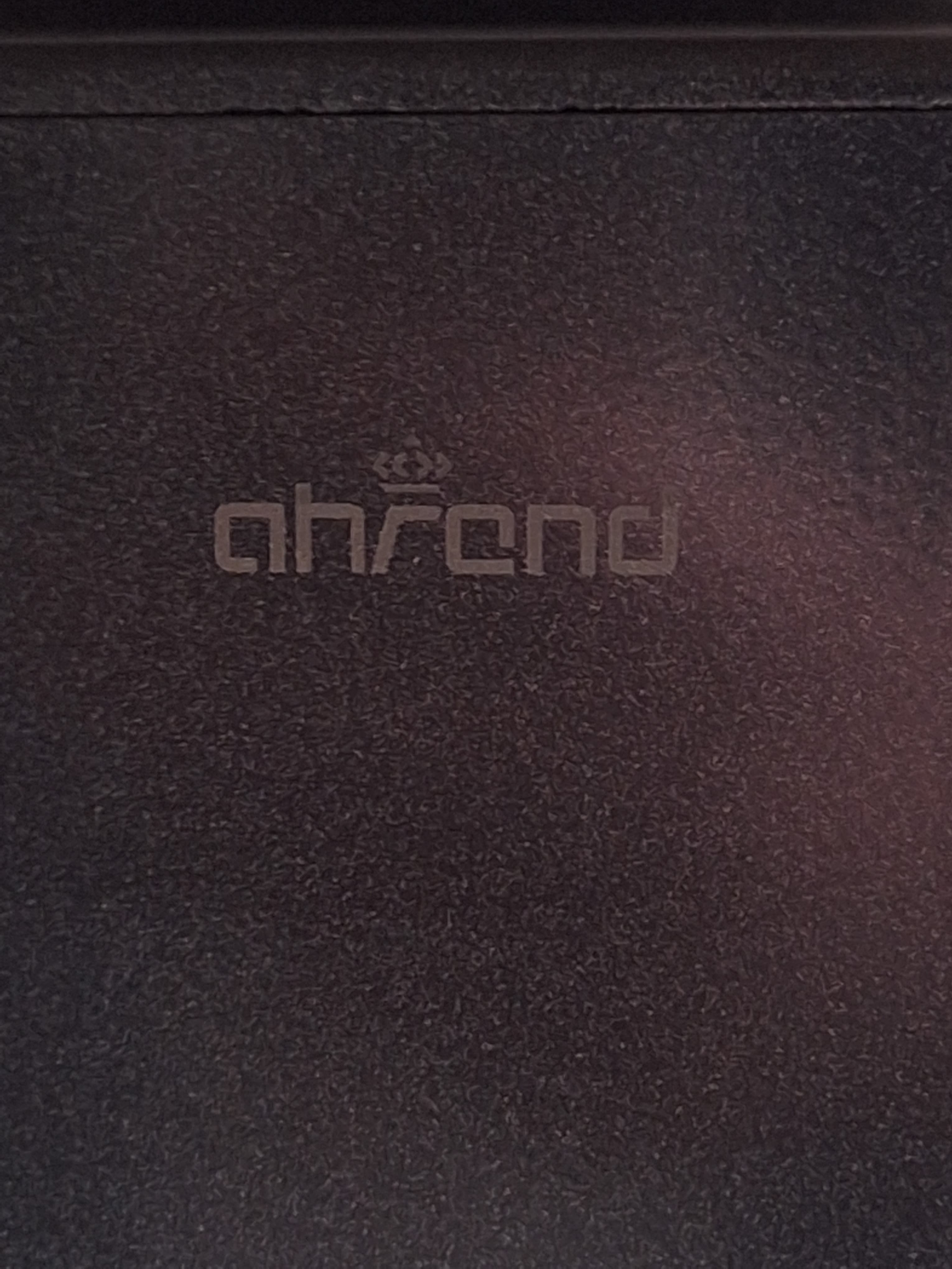 180cm Ahrend beige laminate wooden Desk with black legs-2