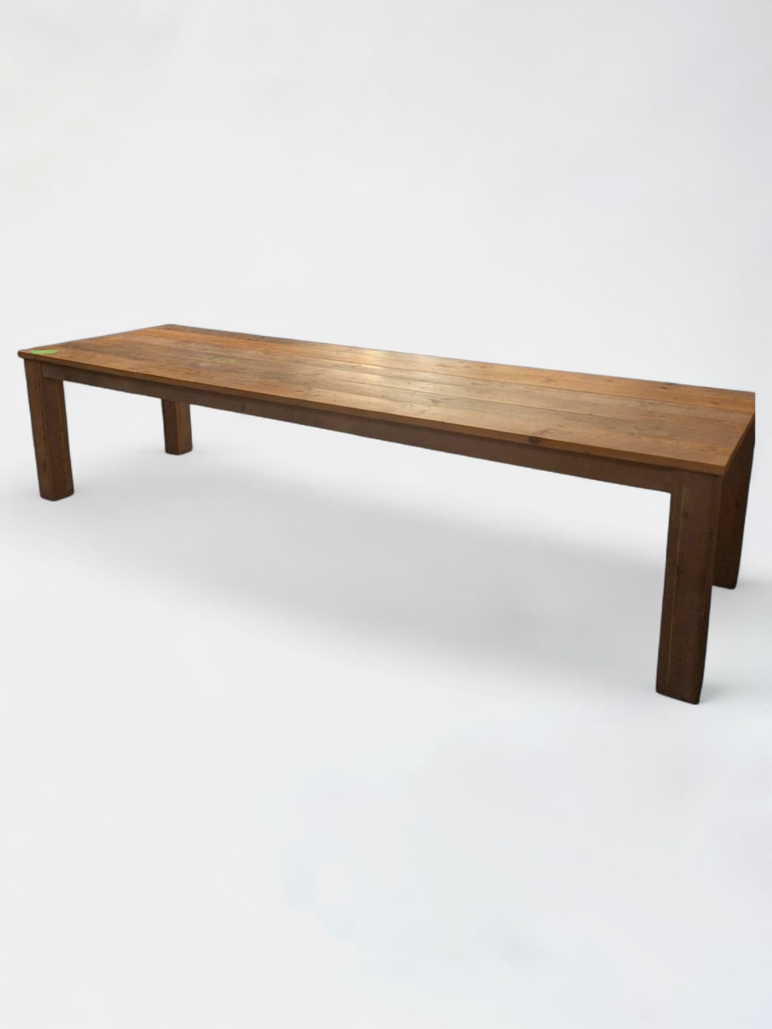 Natural Wood Dining Table 320cm with Rustic Finish-0