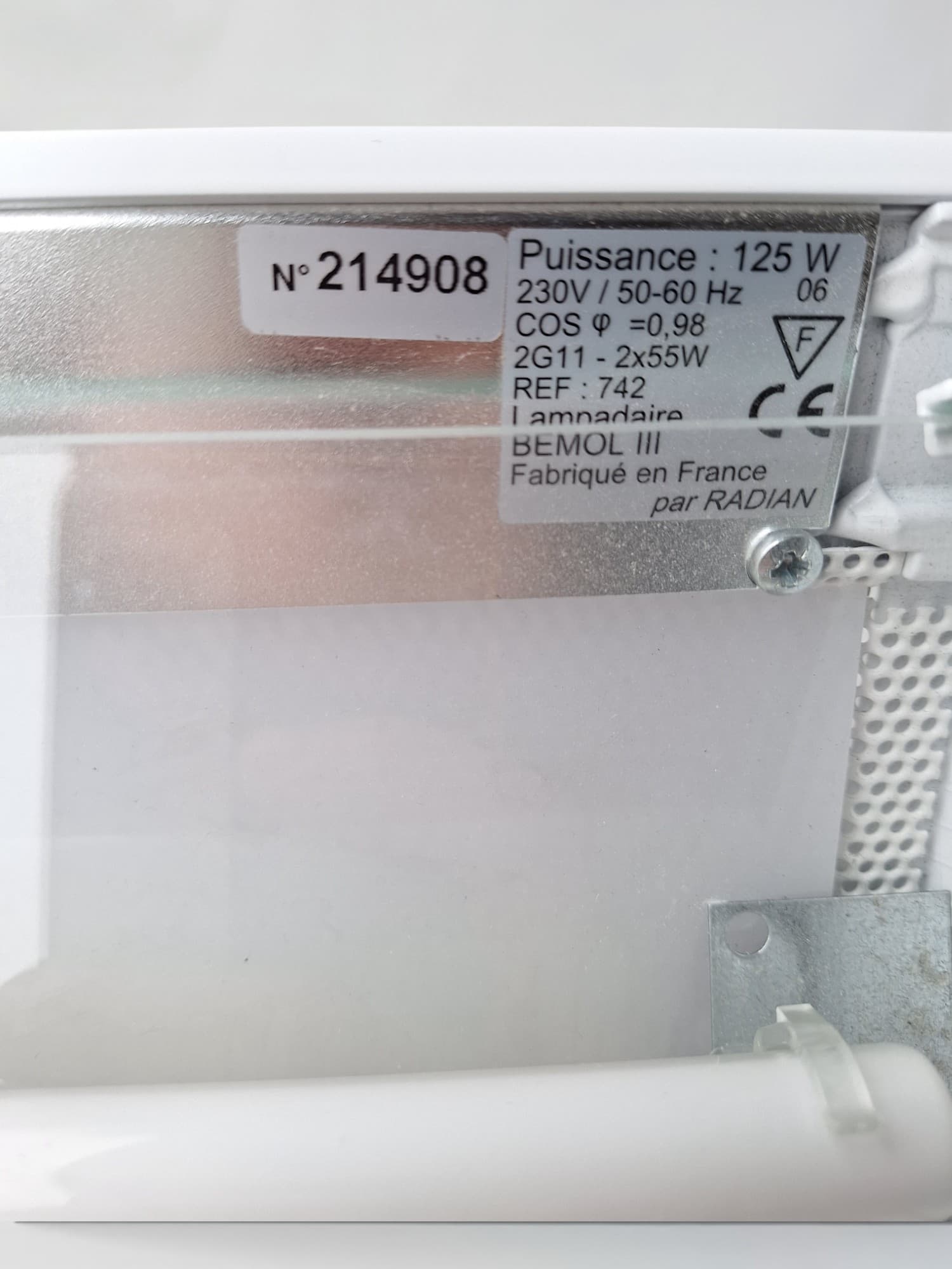 Radian Bemol III White Office Indirect Floor Lamp-6