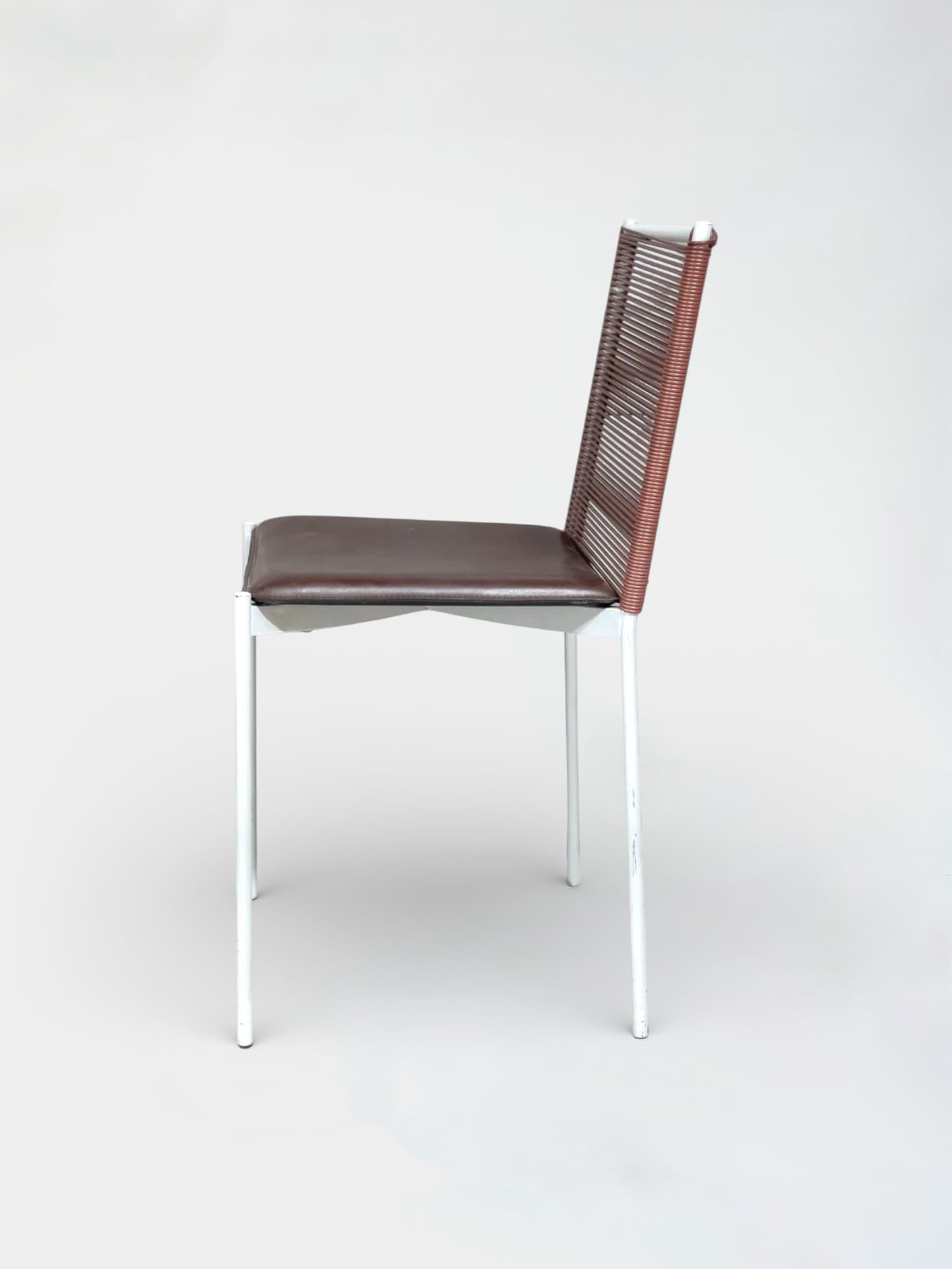 FLY-LINE stapelbare donkerrode elastische stoel-3