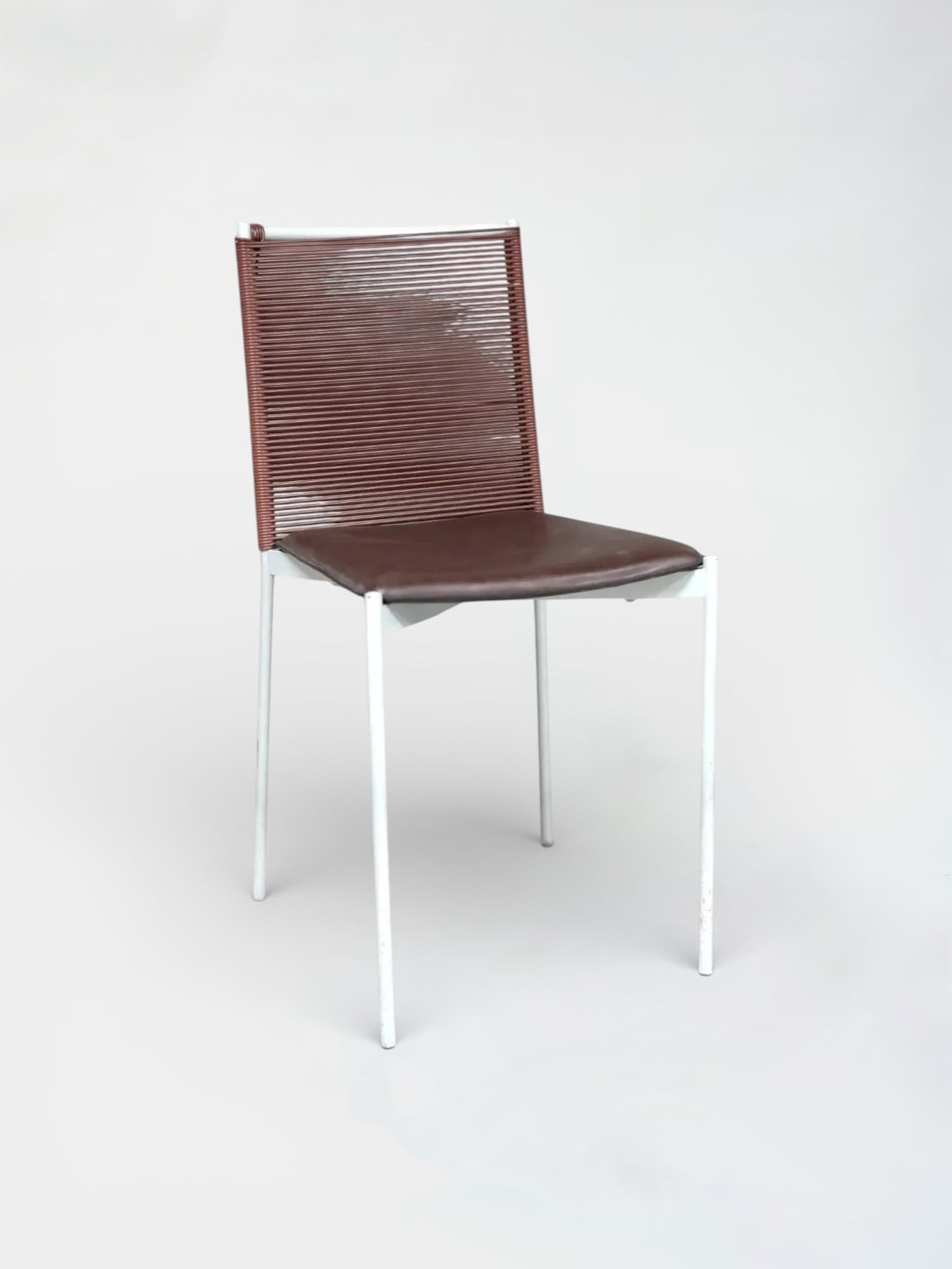 FLY-LINE stapelbare donkerrode elastische stoel-0