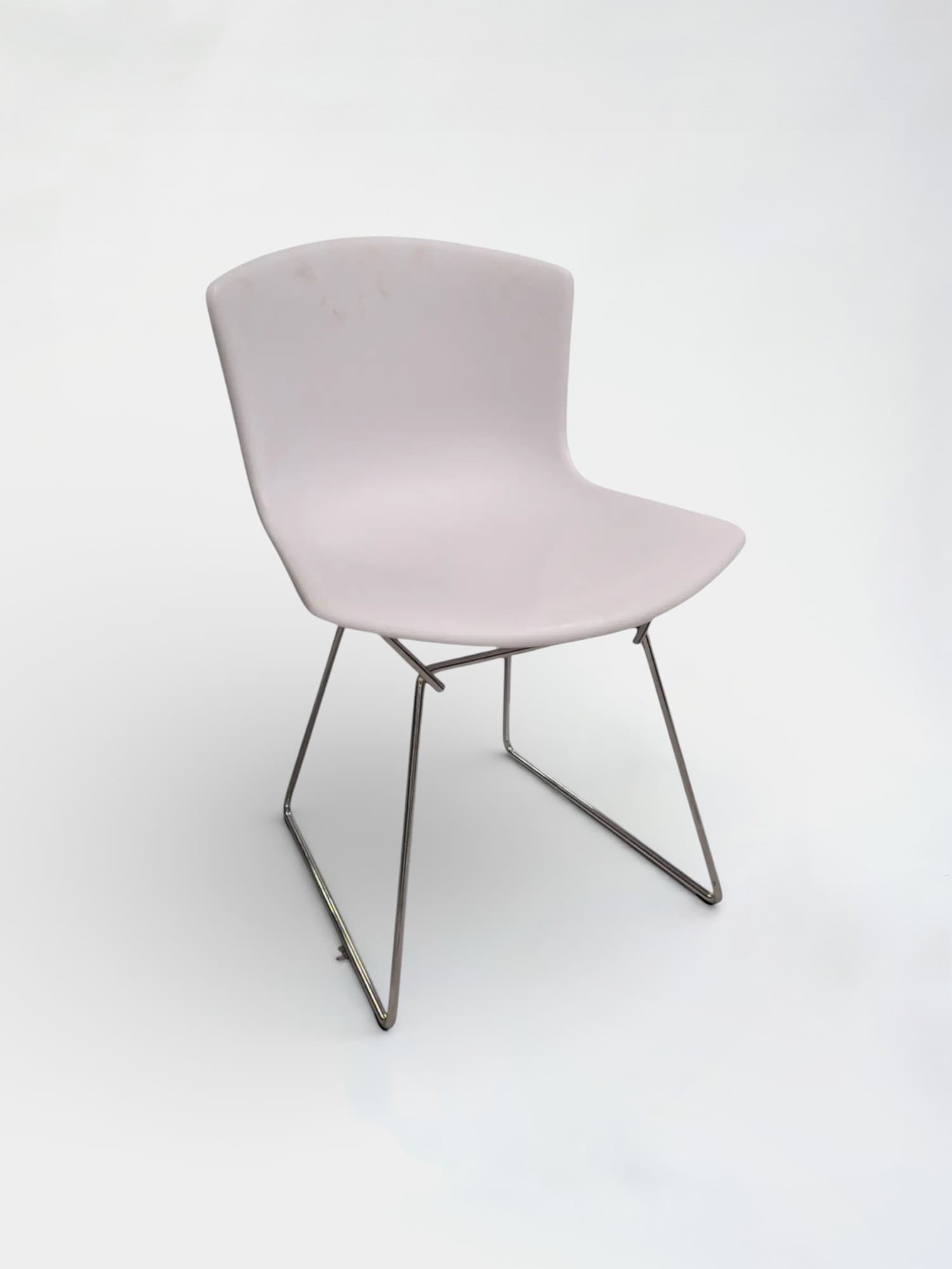 Knoll witte kunststof stoel pas stapelbaar-0