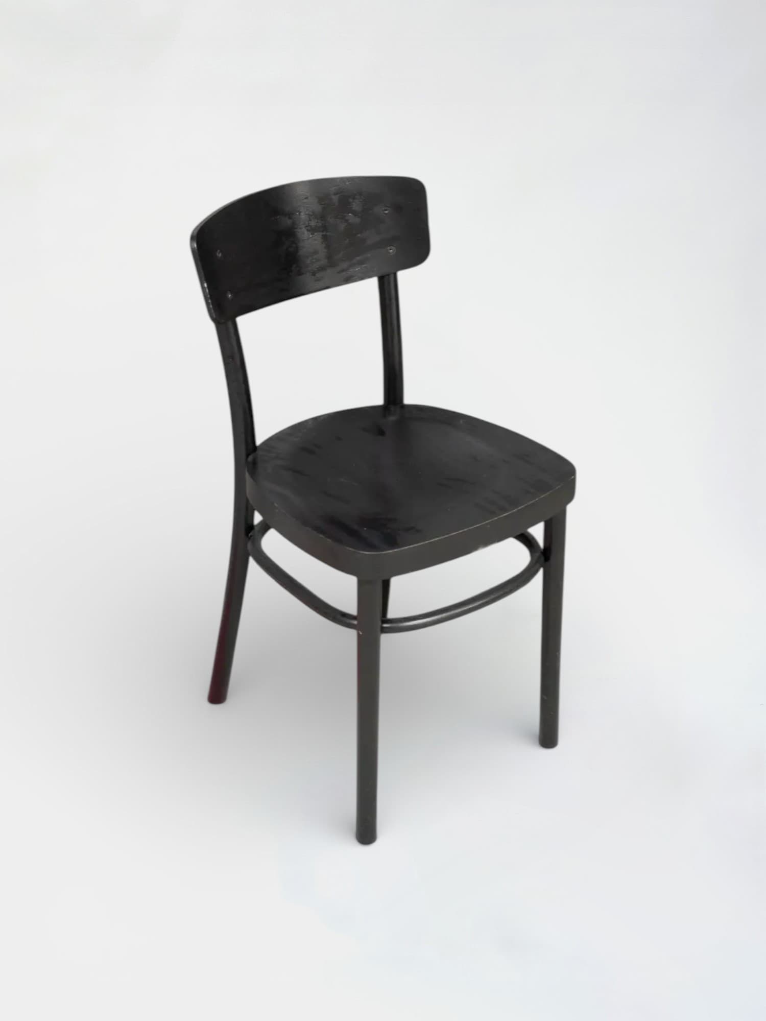 IKEA Idolf zwart Houten stoel-0