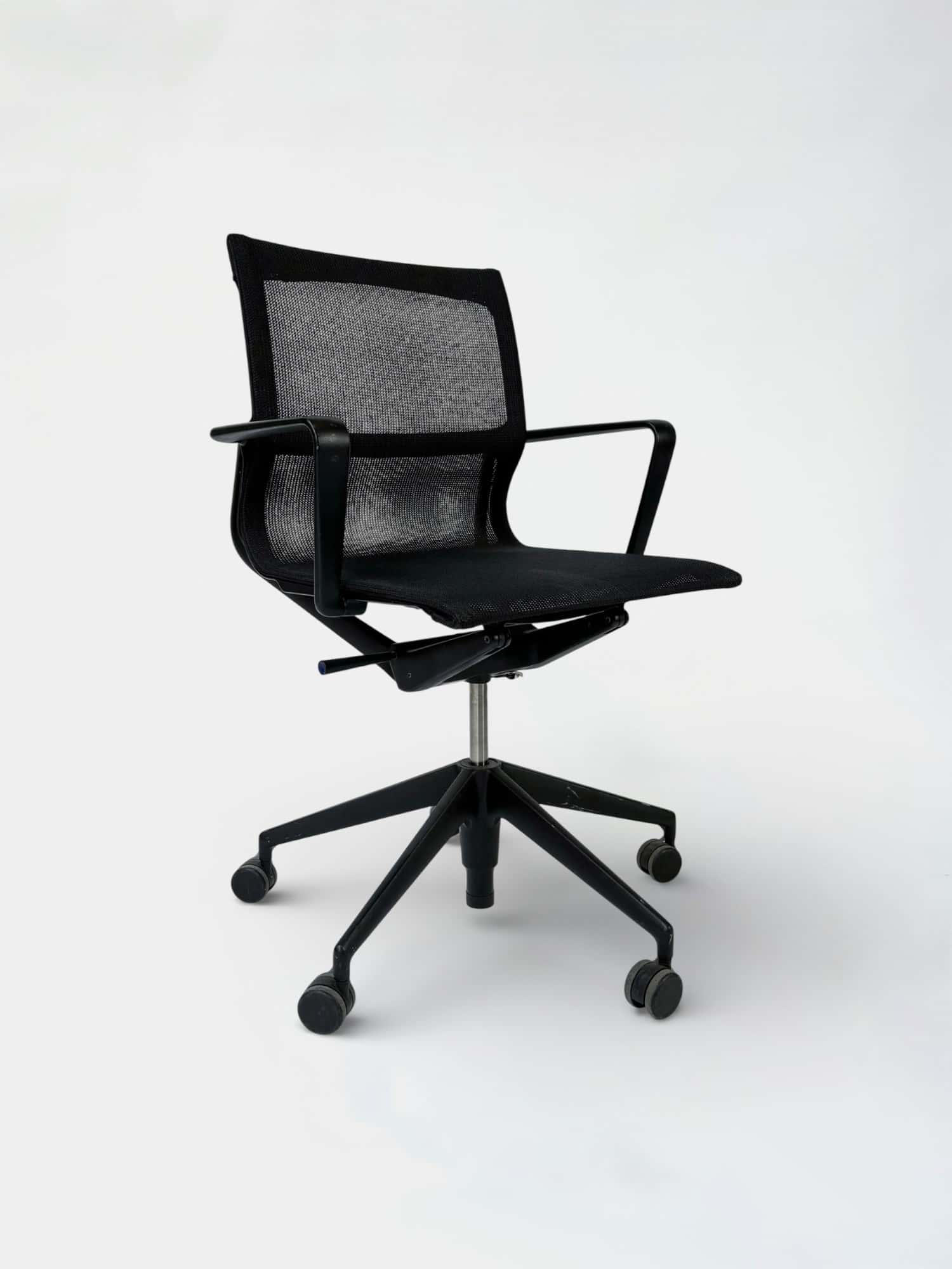 VITRA Physix adjustable black mesh office chair on wheels product image