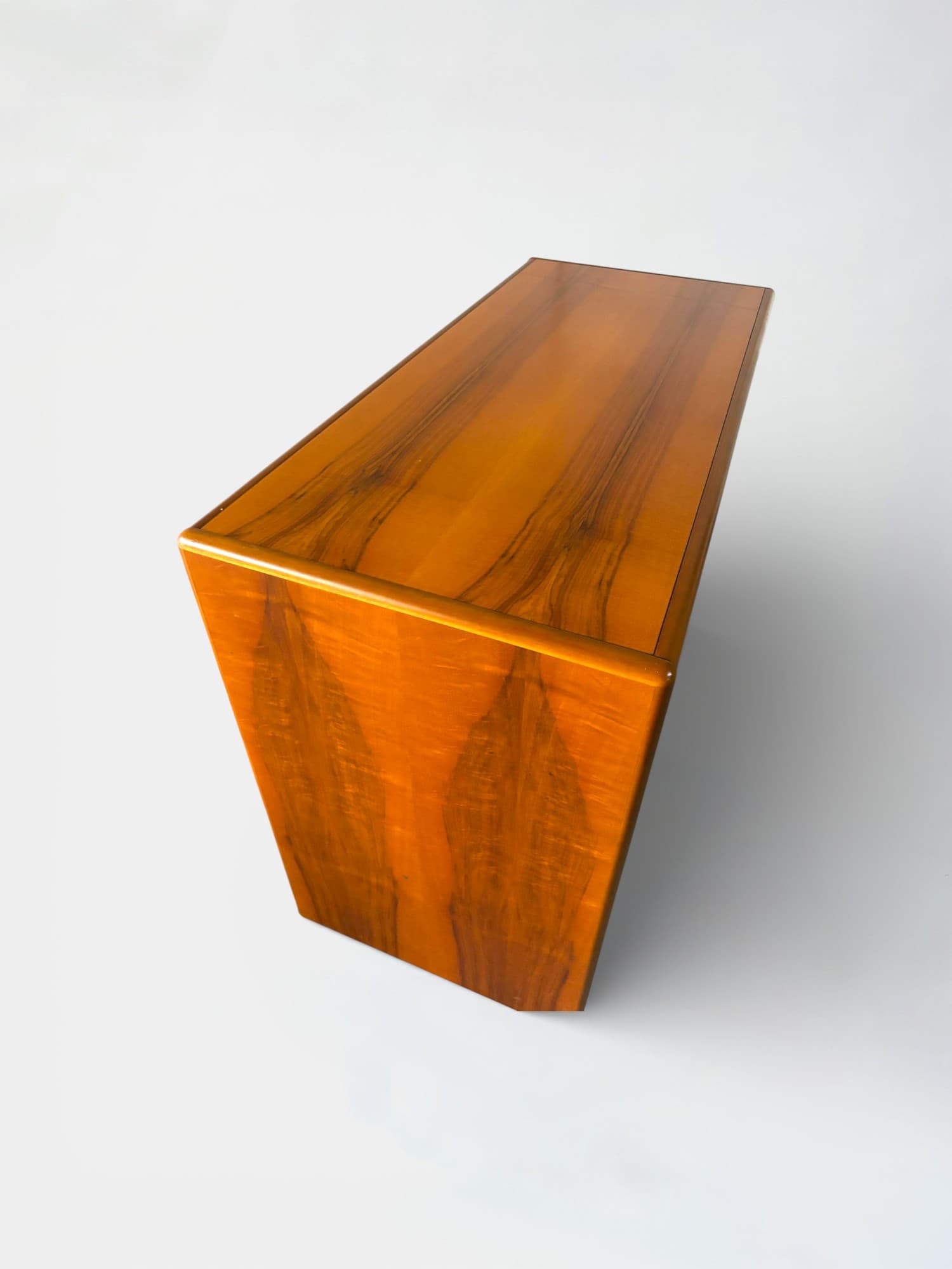 Vintage walnut wood storage-2