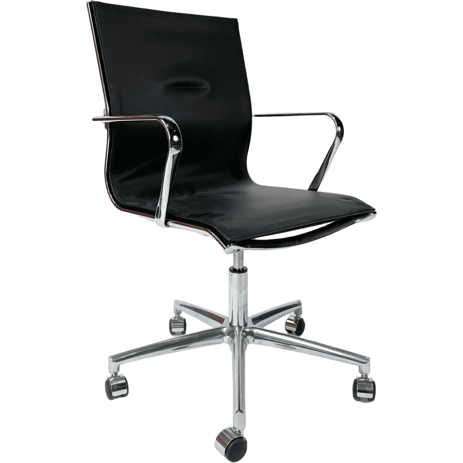 FANTONI ELLE LEATHER Office chair on wheels product image