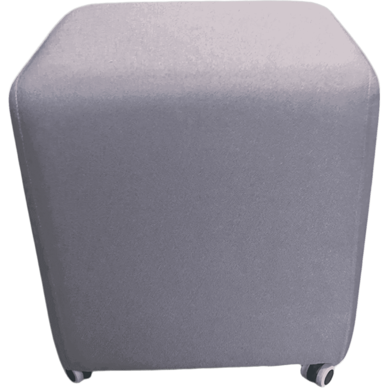 Grey pouf on wheels product image