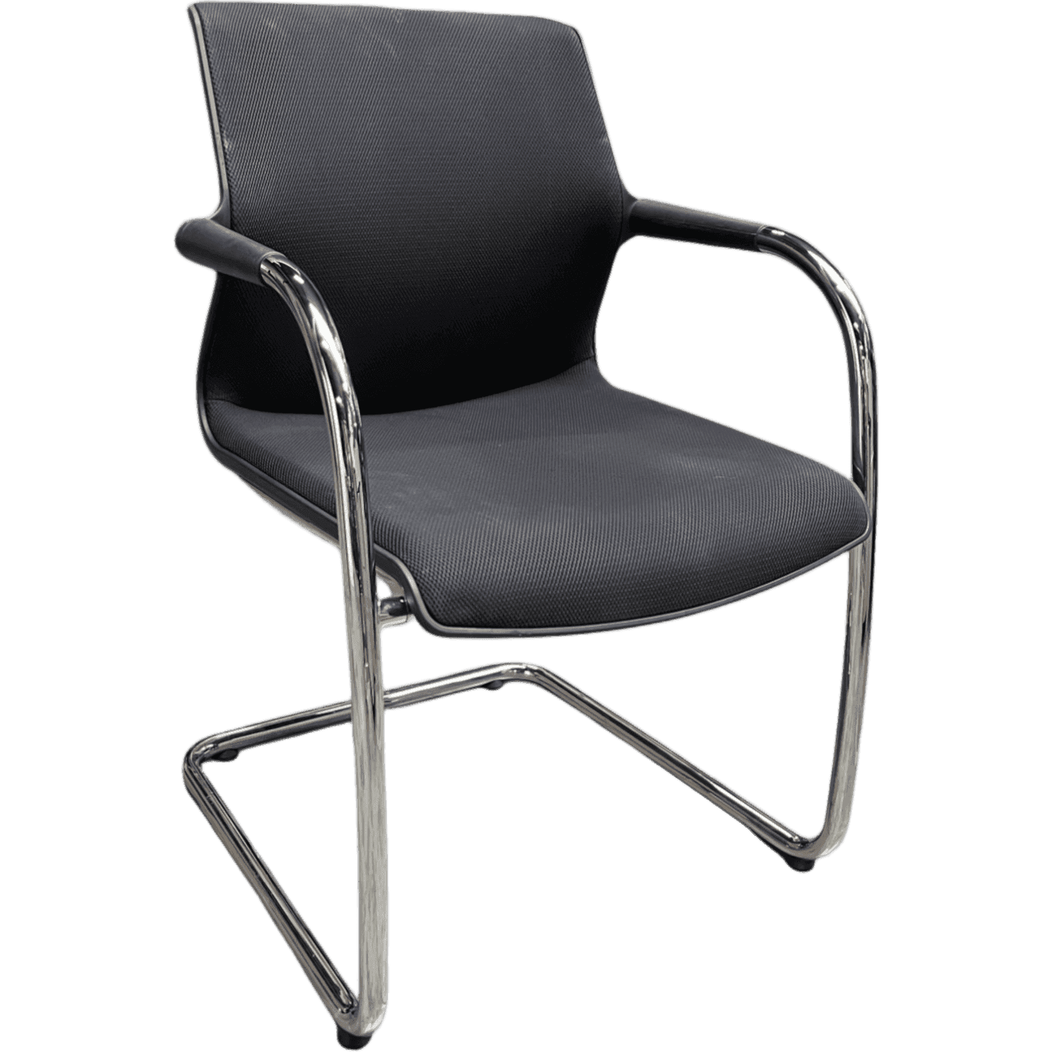 Vitra Unix black stackable chair Black by Antonio Citterio product image
