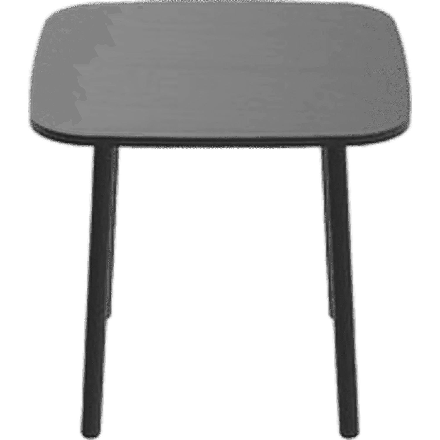 CRUSO 80cm Black Wood Square Table product image