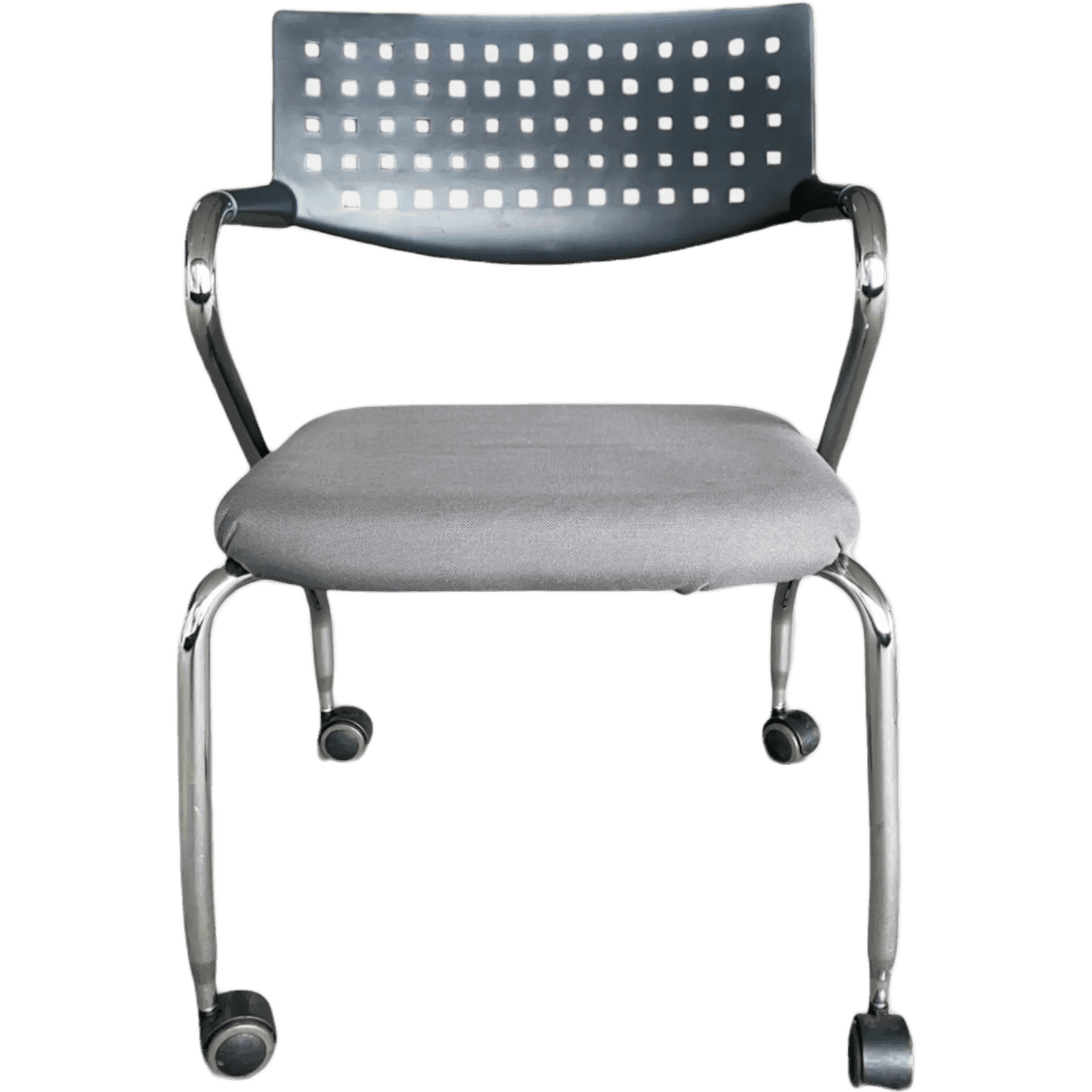Vitra Visaroll dark grey with Black back design Antonio Citterio product image