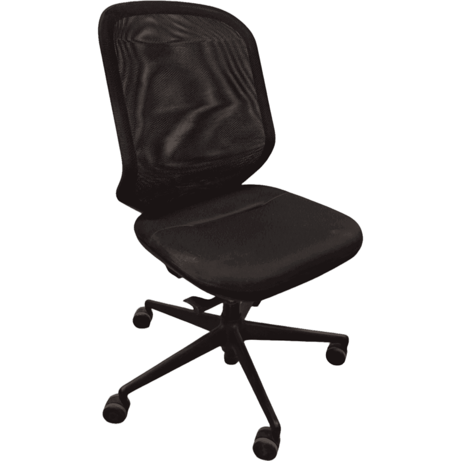 Vitra Black Mesh Office Chair with Swivel Base without Armrest product image
