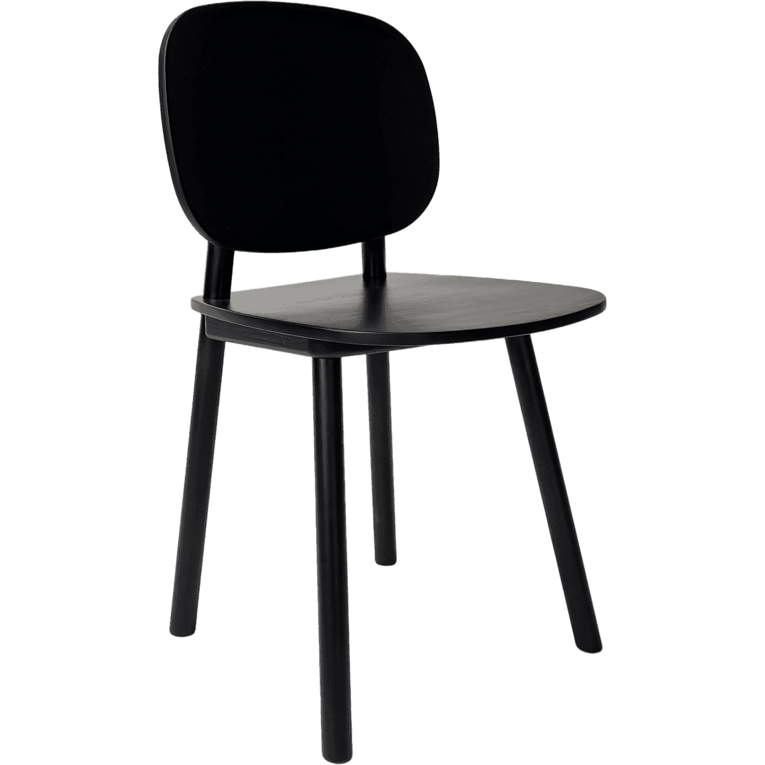 CRUSO Black Wooden Dining Chair product image