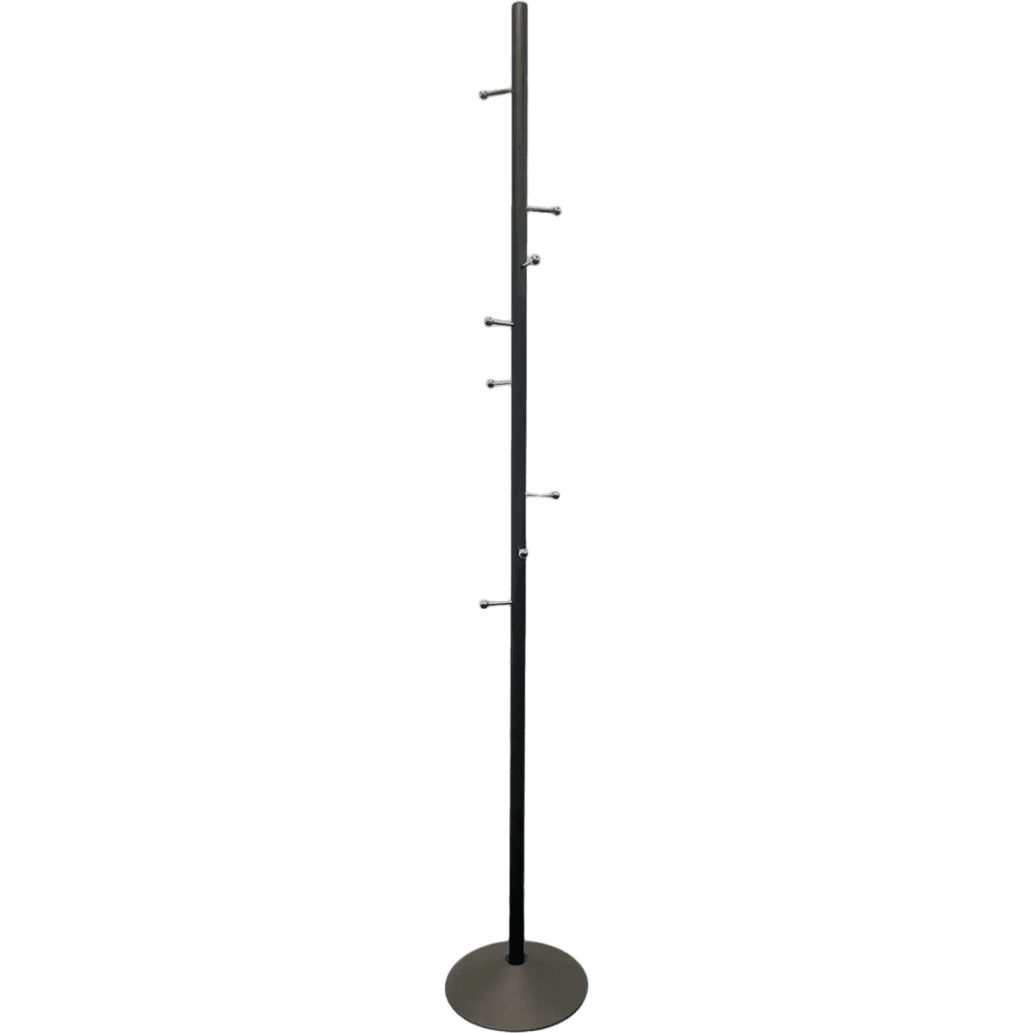 Mobless 114 Mirac Black Metal Coat Rack with Round Base B product image