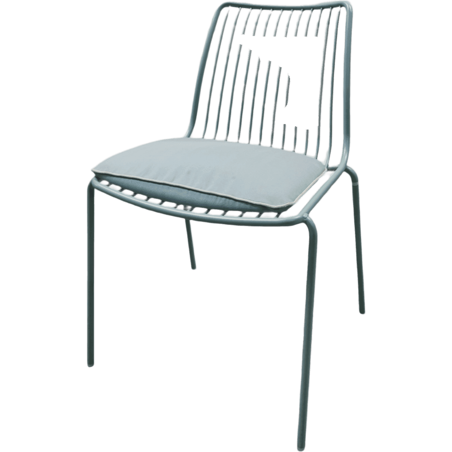 Pedrali Nolita Mint Green Metal Stackable Dining Chair without Cushioned Seat product image