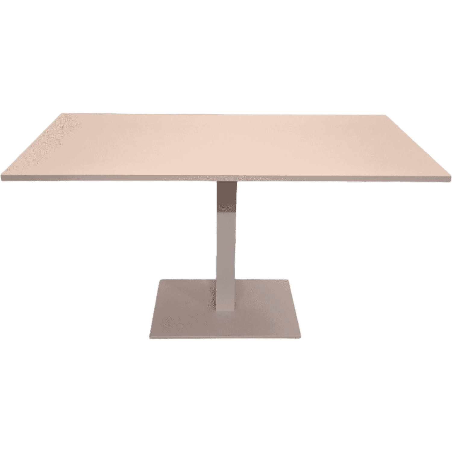 140cm White table with central leg product image