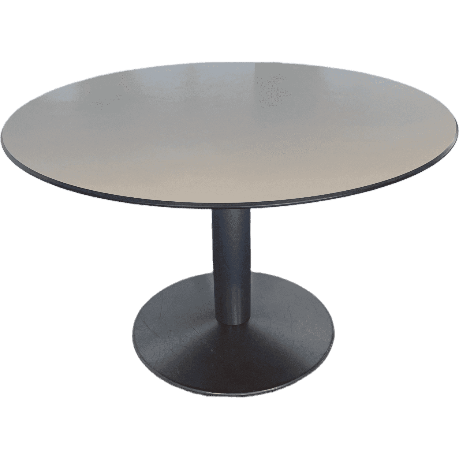 Ahrend 120cm Gray Melamine Metal Round Table product image