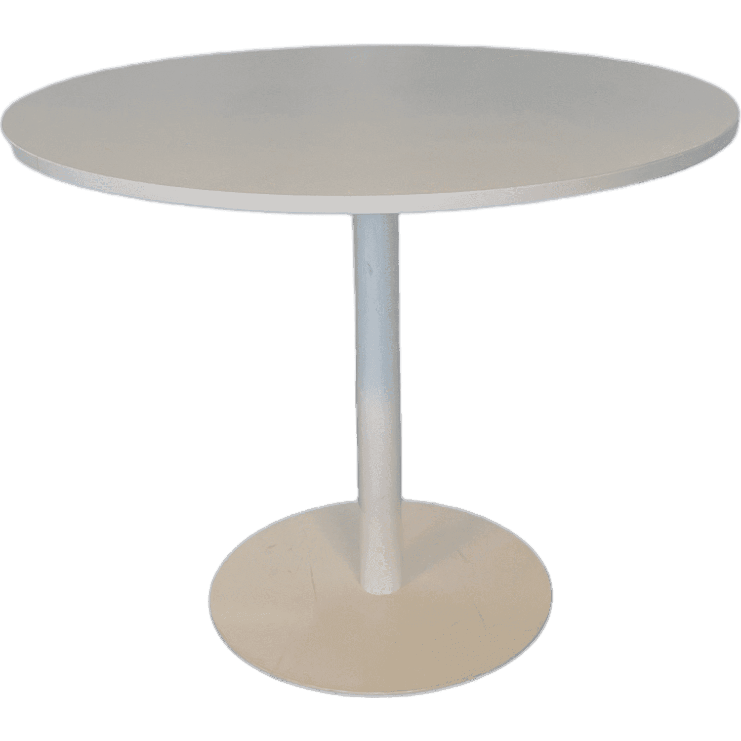Eneadesign 90cm White Melamine Round Table product image
