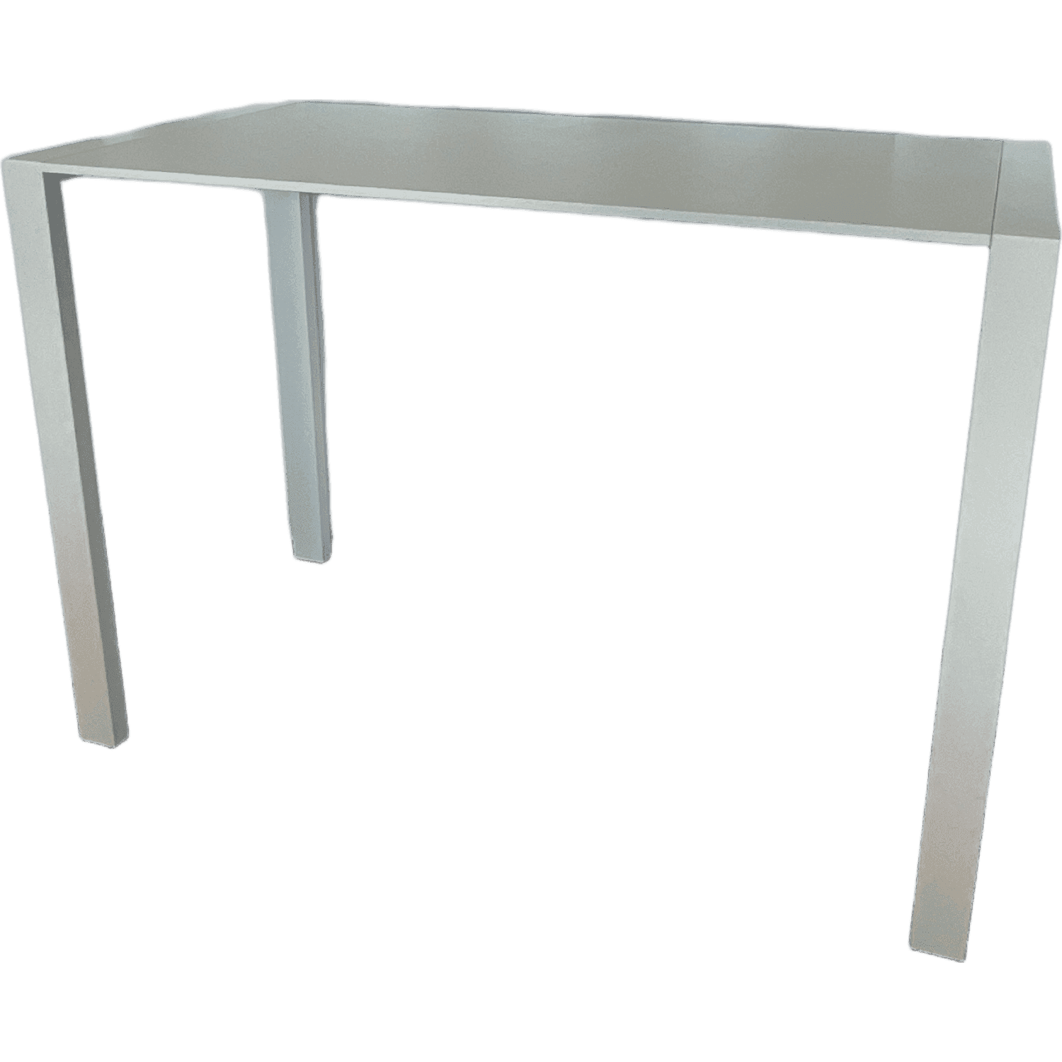 150cm White Wood and Metal Table product image